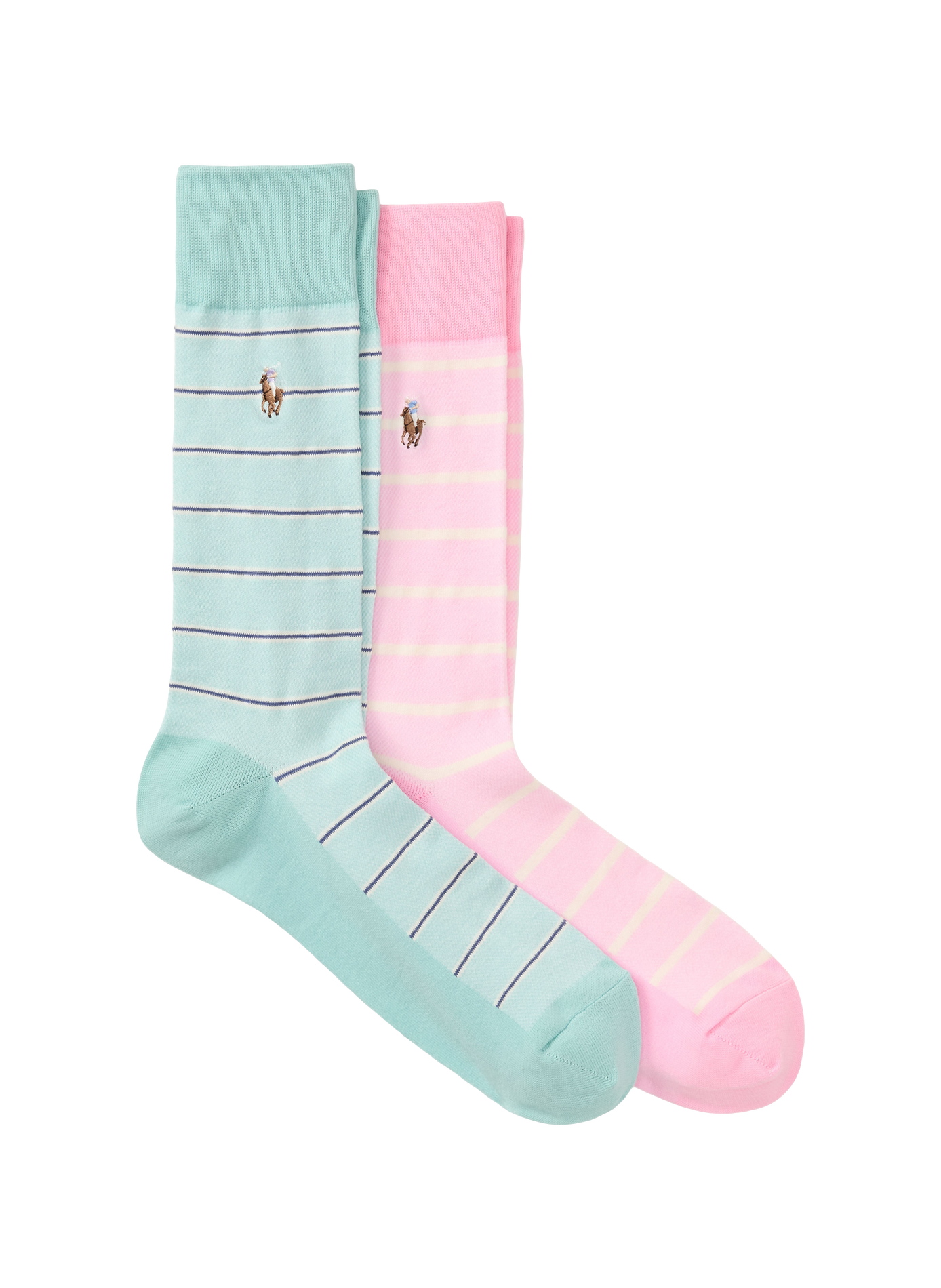 Set of two pairs of striped cotton socks POLO RALPH LAUREN Multicolour