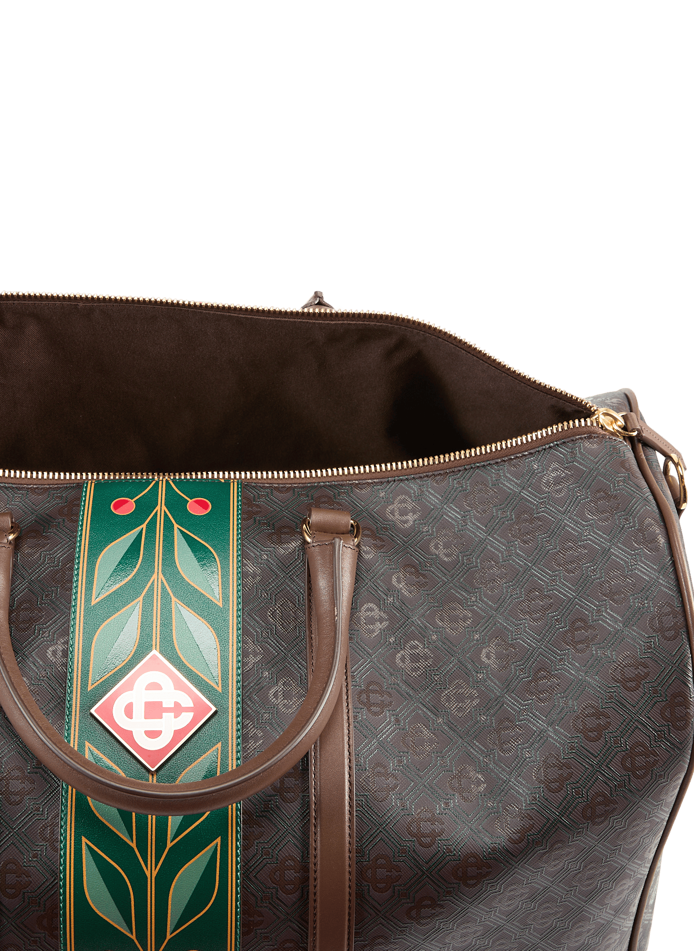 Sac de voyage texturé à monogramme  CASABLANCA PARIS Marron