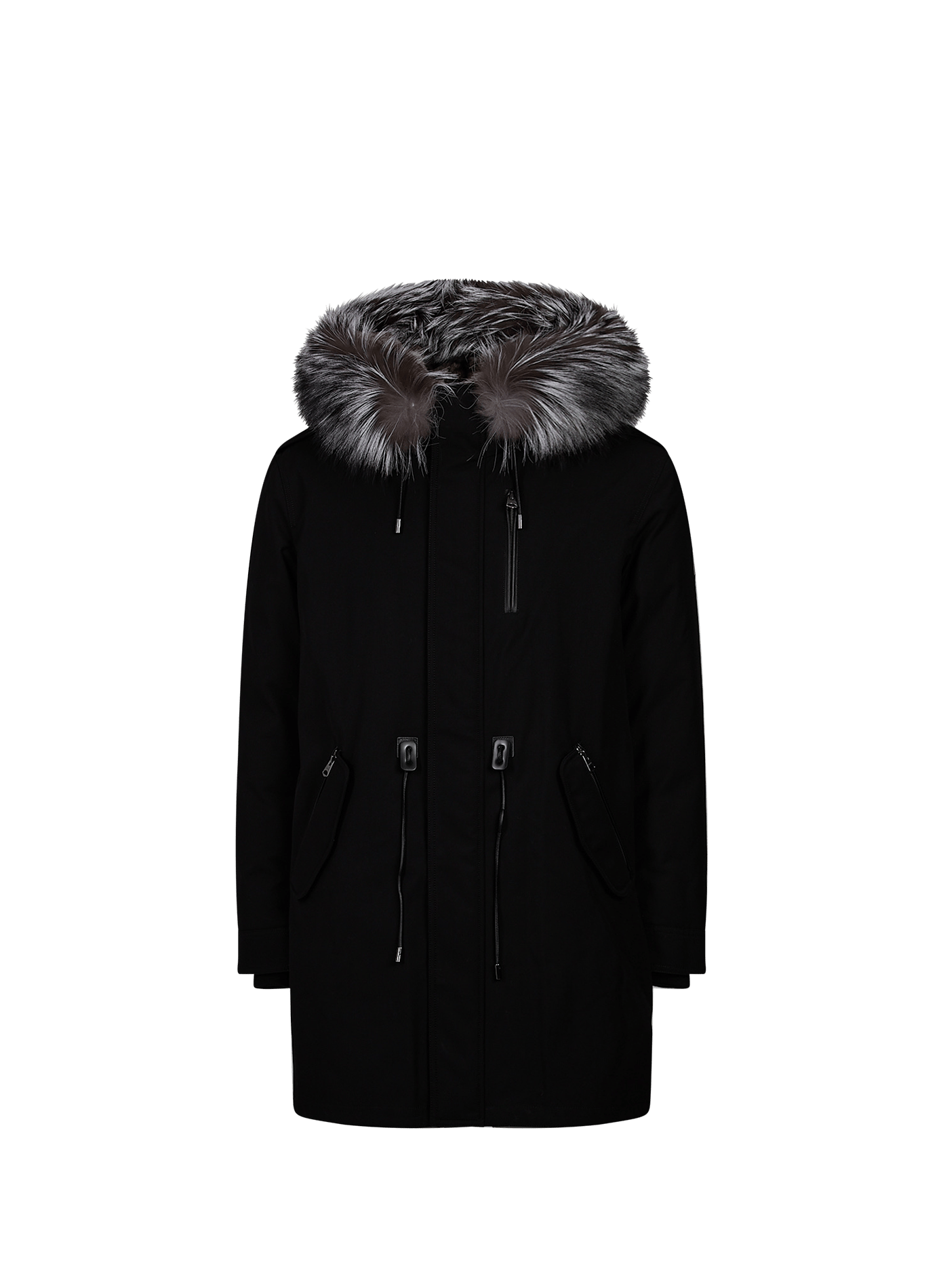 Moritz hooded straight parka MACKAGE Black