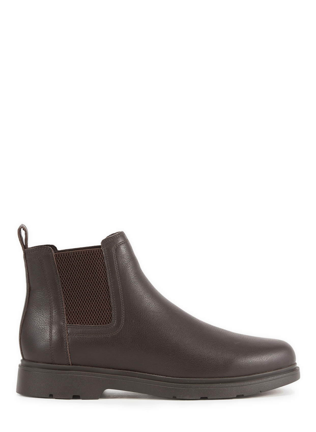Leather ankle boots GEOX Brown