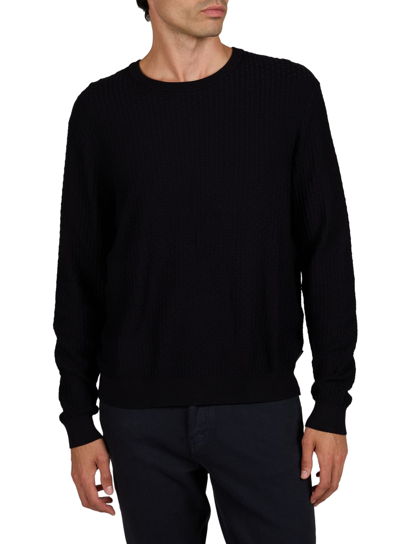 Texturiertes Pullover ARMANI EXCHANGE Blau