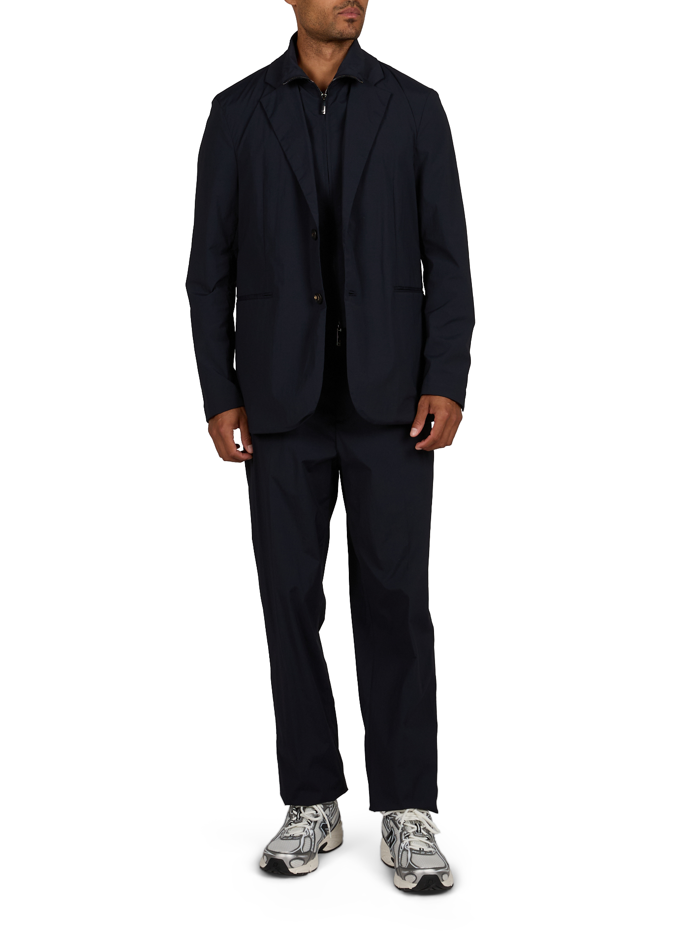 Straight trousers EMPORIO ARMANI Blue