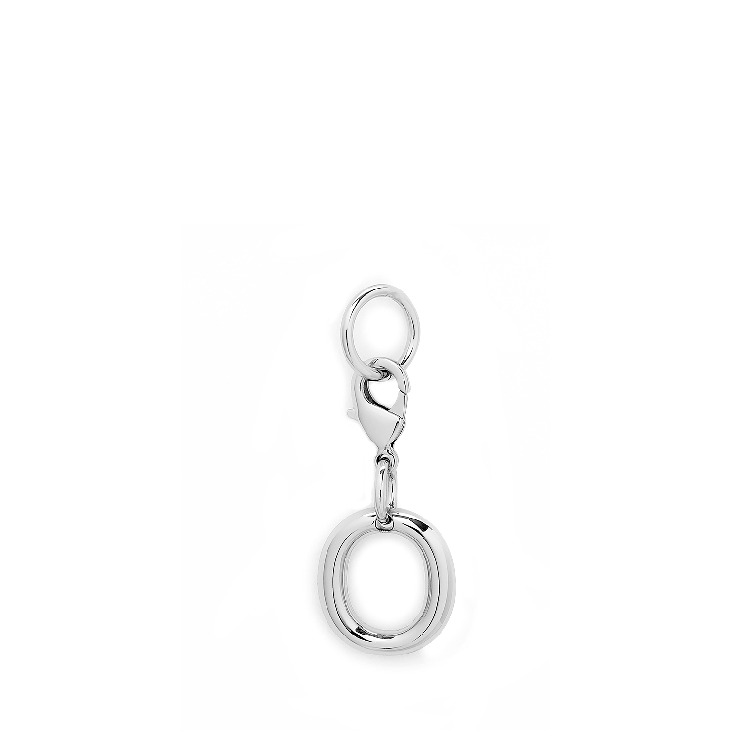 Charme lancel en lettre o argentée. LANCEL Argent