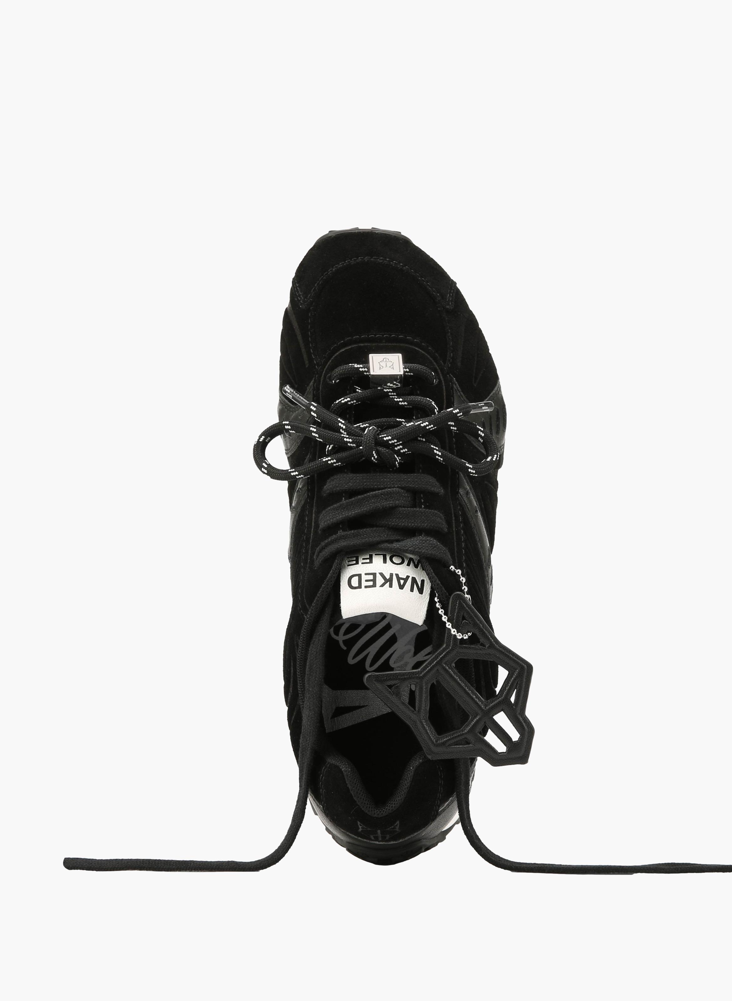 Lapse-sneakers van suède NAKED WOLFE Zwart