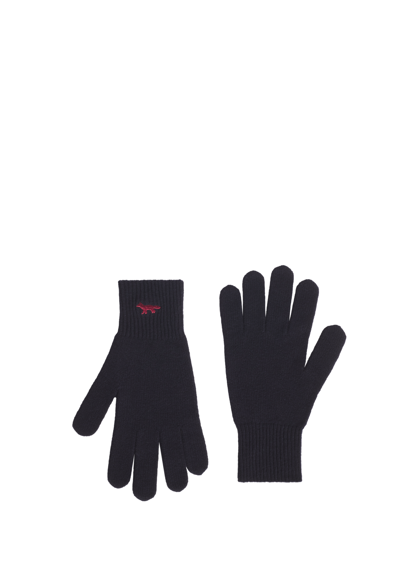 Wollhandschuhe MAISON KITSUNÉ Blau
