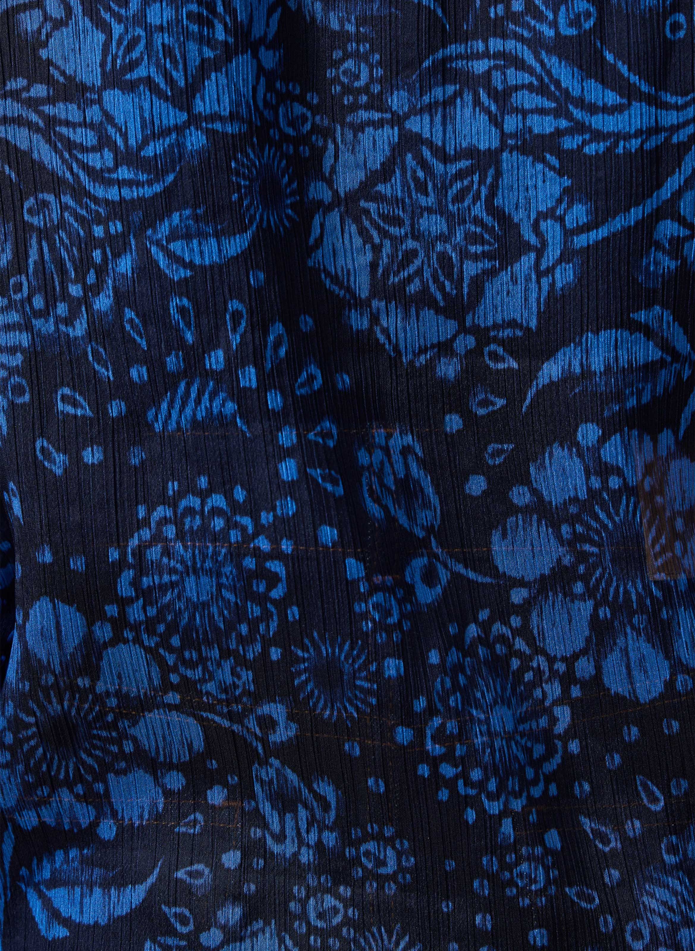 Ruimvallende top met bloemenprint LA FEE MARABOUTEE Blauw