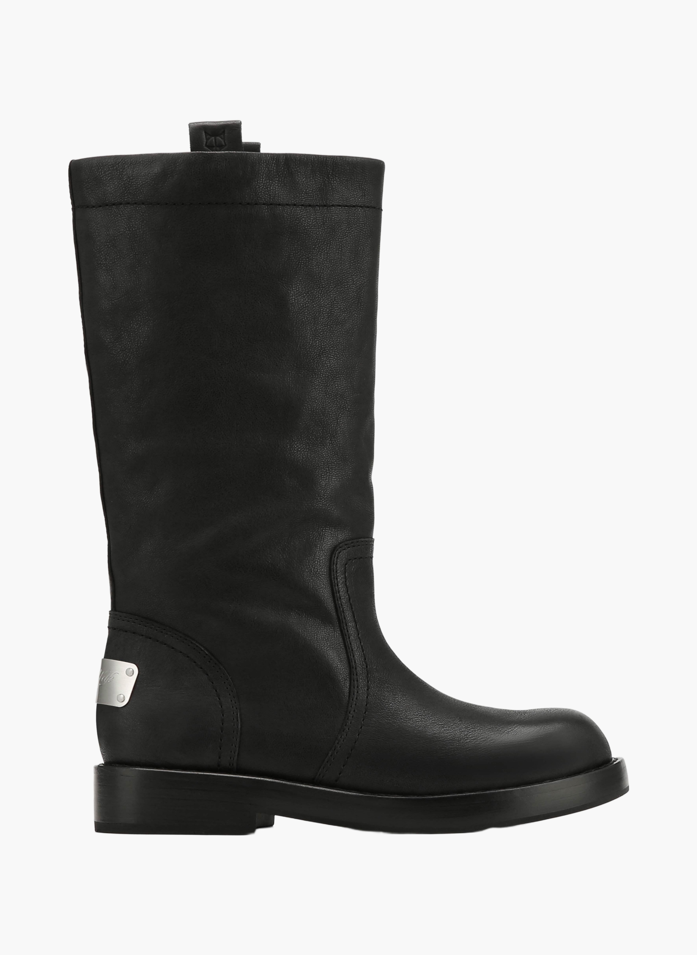 Bottines hearty en cuir patiné NAKED WOLFE Noir
