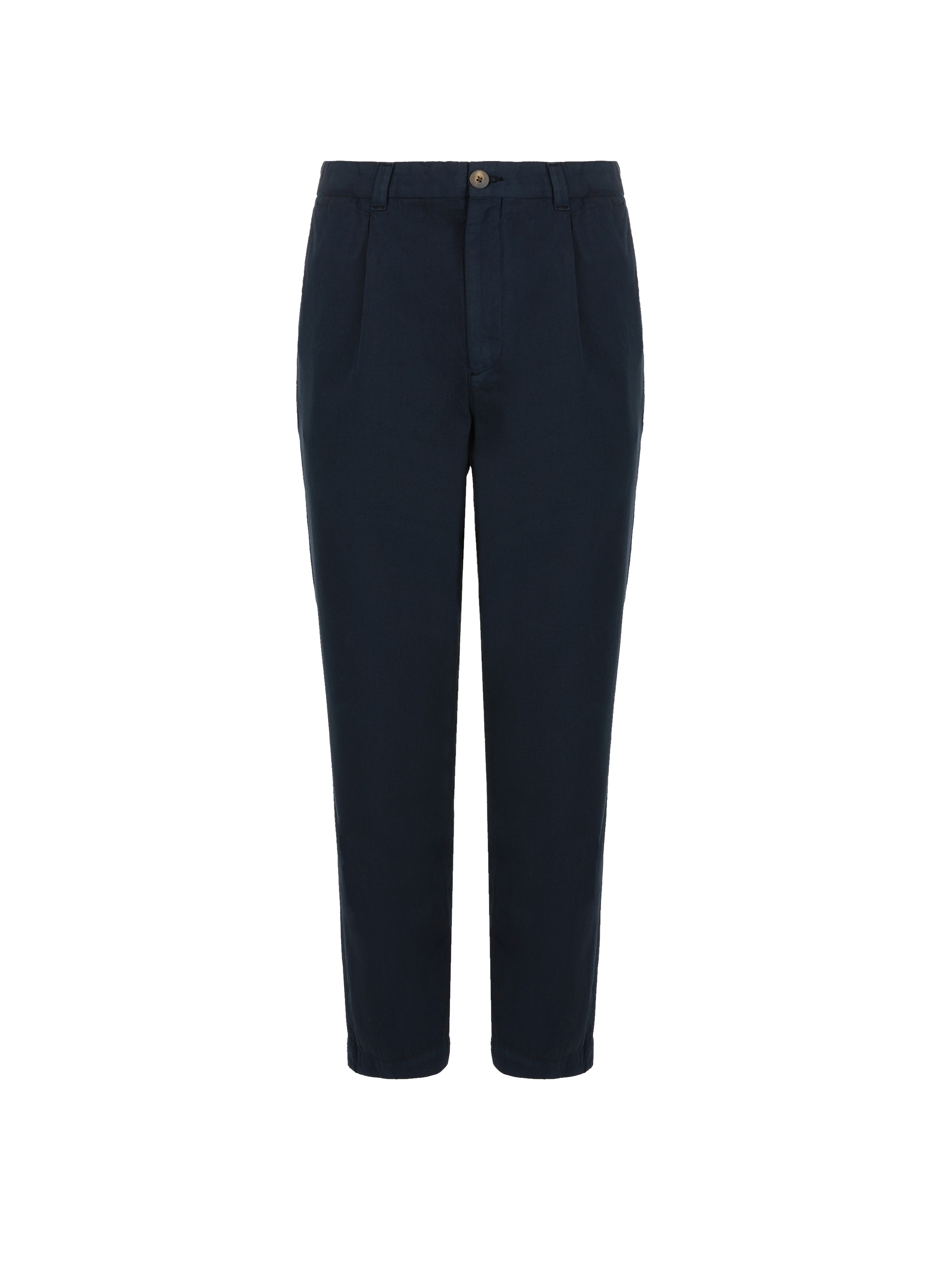 BRUMMELL Pantalon chino en coton Bleu