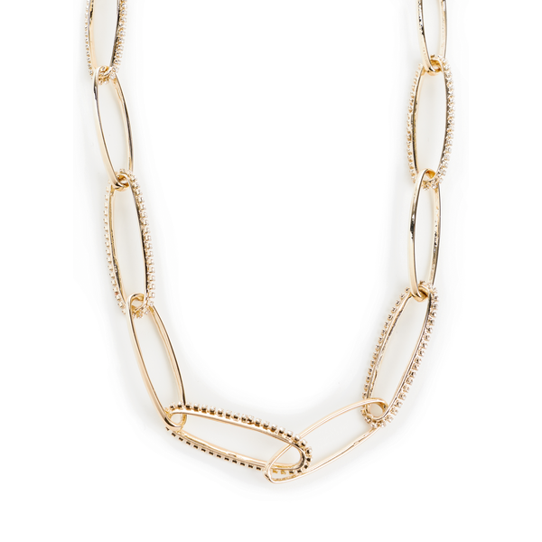 Rosantica Louise Brass And Crystal Necklace