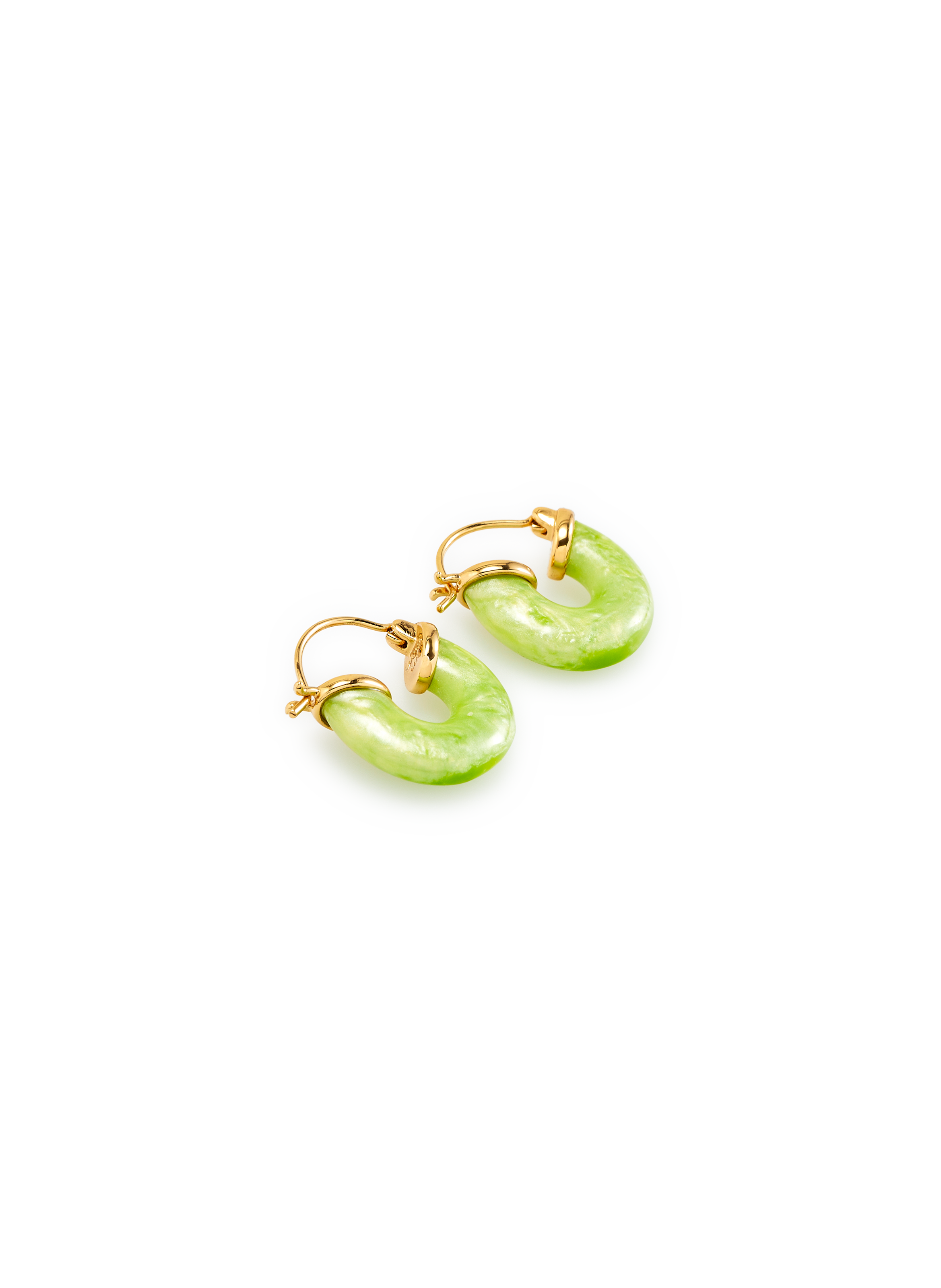 Boucles d'oreille Petit Swell ANNI LU Vert