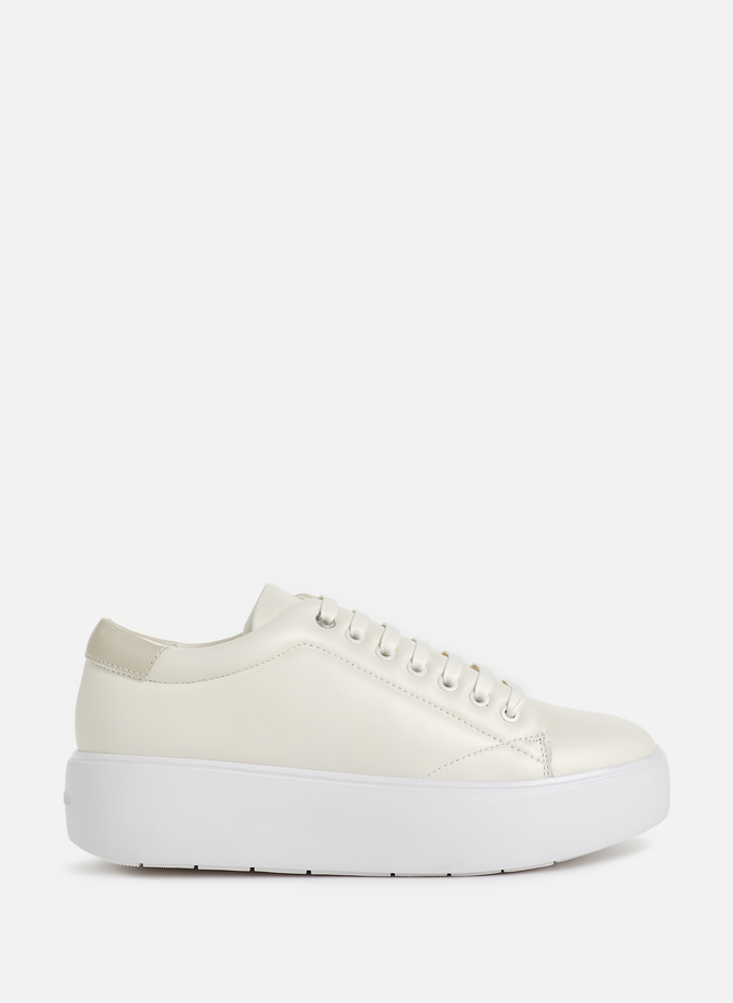 Bubble Cupsole Lace leather sneakers CALVIN KLEIN
