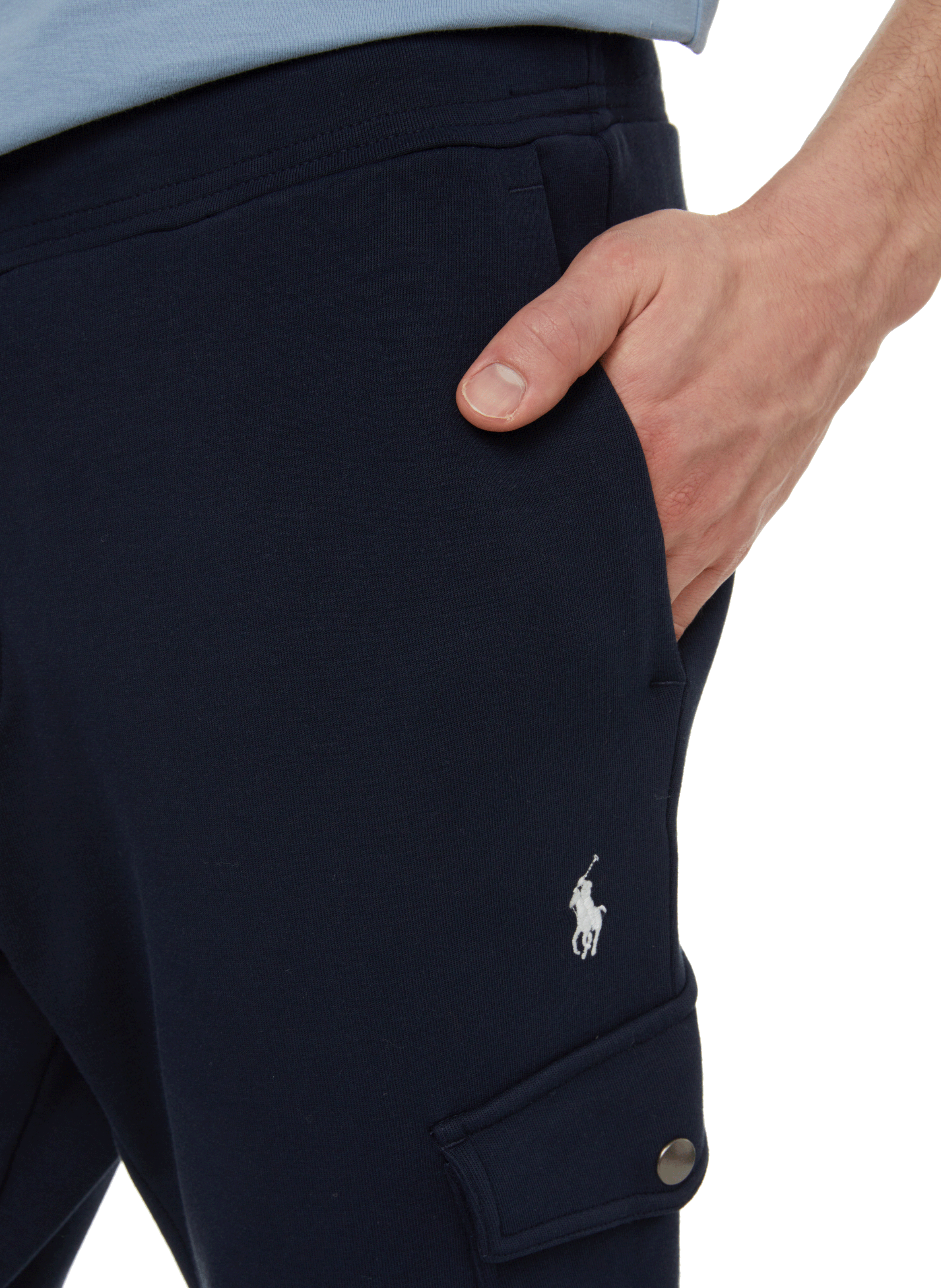 Cotton-blend cargo joggers POLO RALPH LAUREN Blue