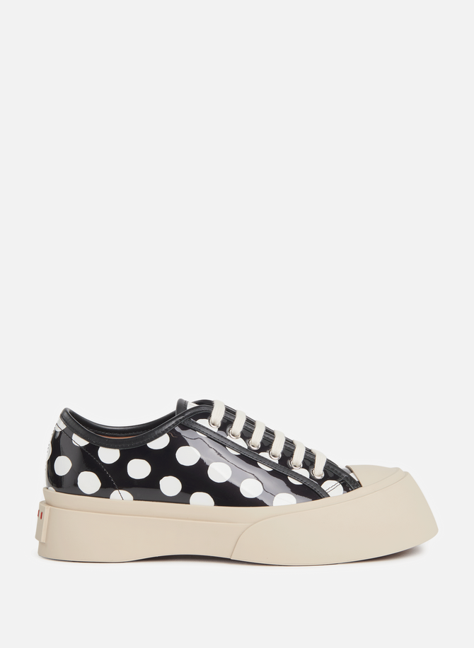 Patterned leather sneakers  MARNI
