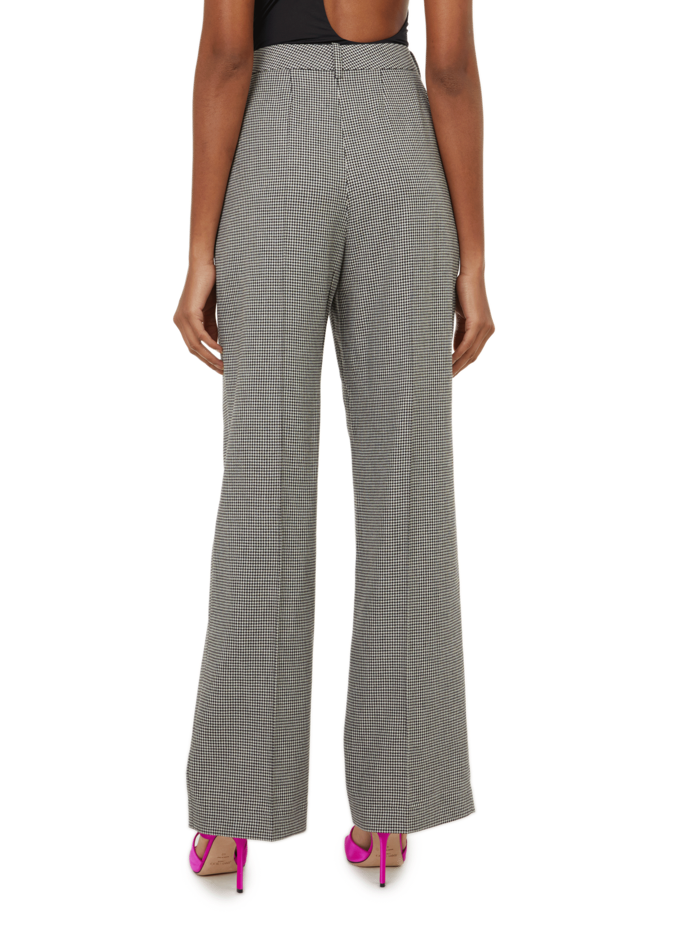 Wide-leg checked trousers  ALEXANDRE VAUTHIER Grey