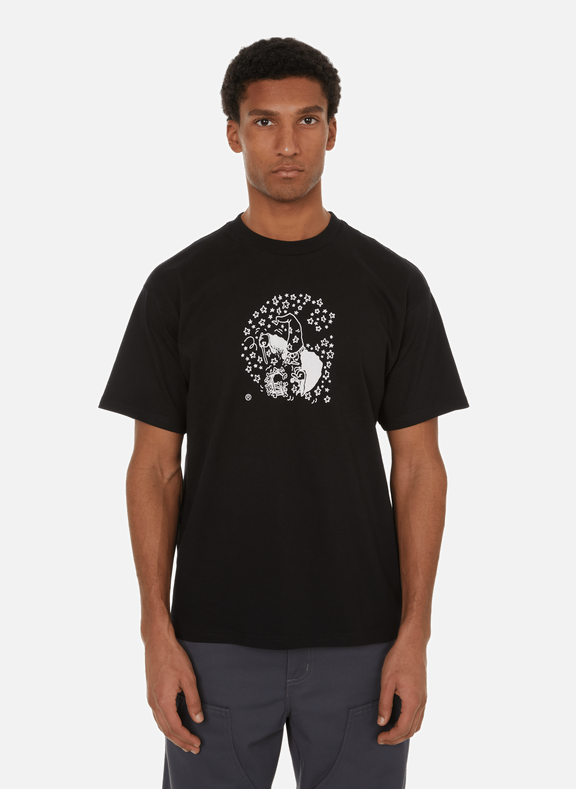 CARHARTT WIP T-shirt imprimé en coton Noir