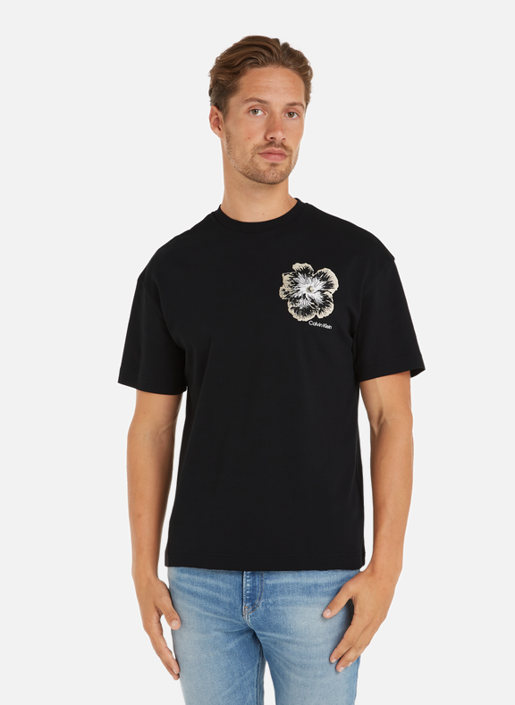 CALVIN KLEIN Cotton T-shirt  Black