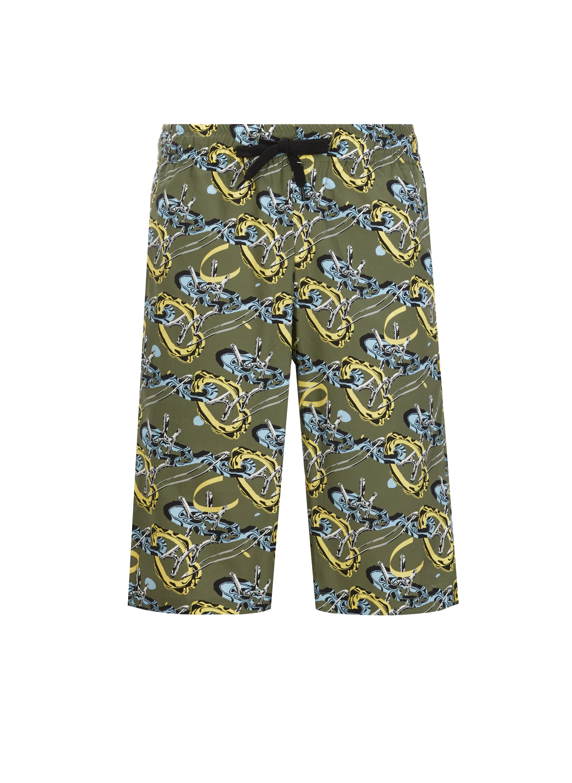 A.P.C. Printed Bermuda shorts Green