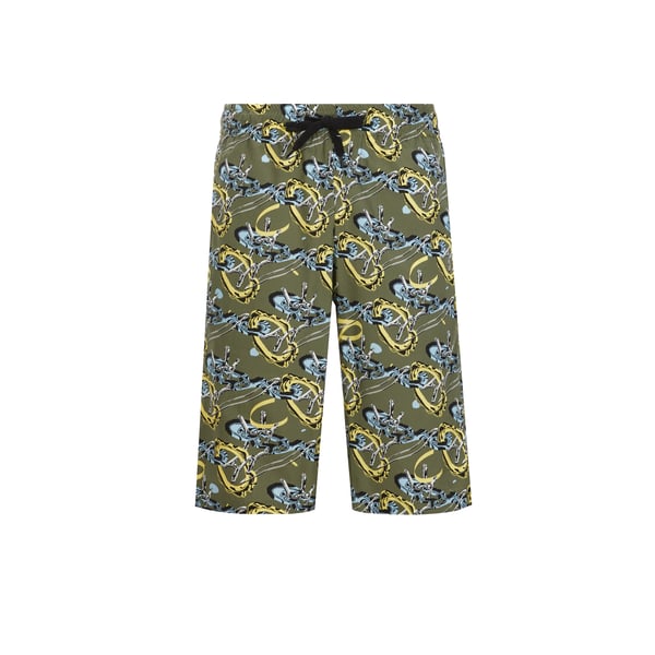 Apc Printed Bermuda Shorts In Green