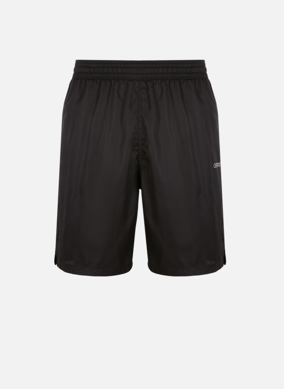 OFF-WHITE Fitted Bermuda Shorts Black