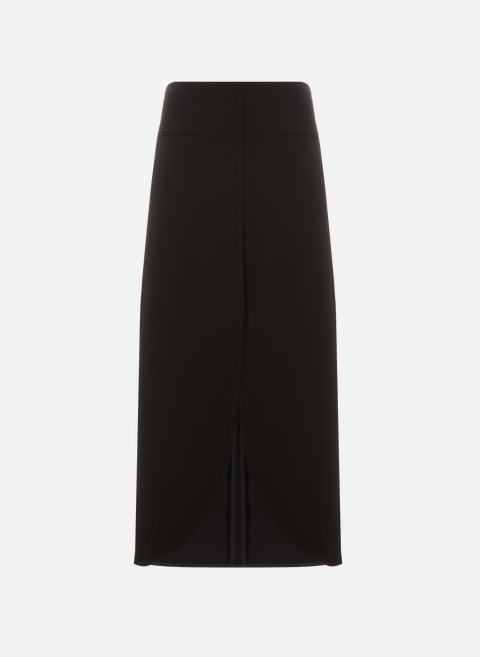Long skirt with slit BlackCOURRÈGES 