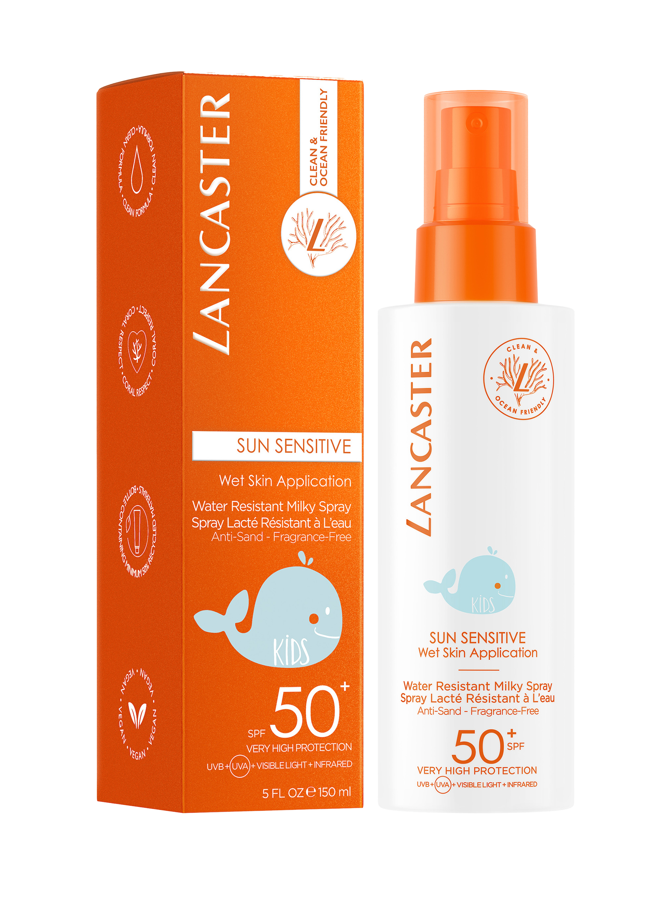 Sun Sensitive Kids - Body lotion sunscreen SPF50+ LANCASTER No color