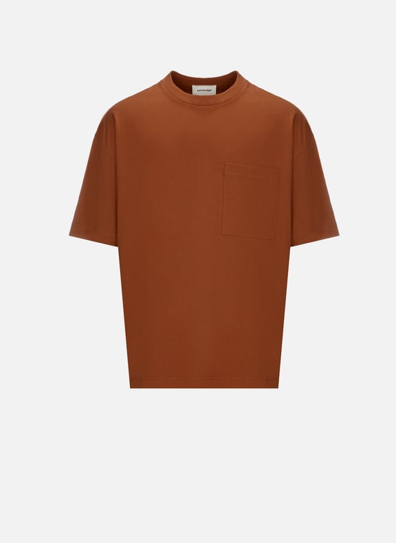 T-shirt Bart col rond en coton Beige by SAISON 1865 SAISON 1865 T-shirt Bart col rond en coton Beige