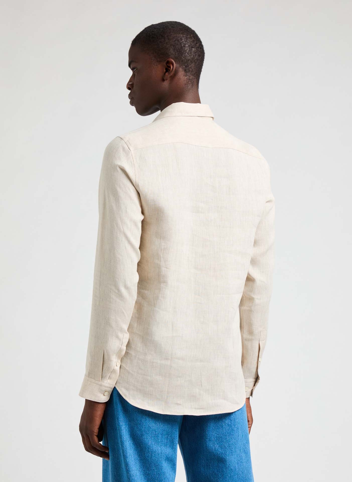 Linen Flin Shirt AU PRINTEMPS PARIS Beige