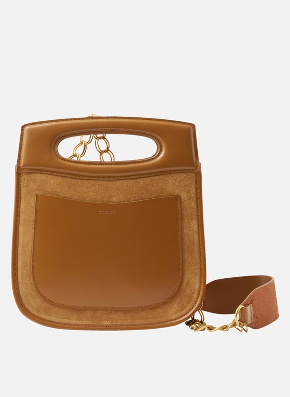 Sac à main bi-matière cheri Beige by SOEUR SOEUR Sac à main bi-matière cheri Beige