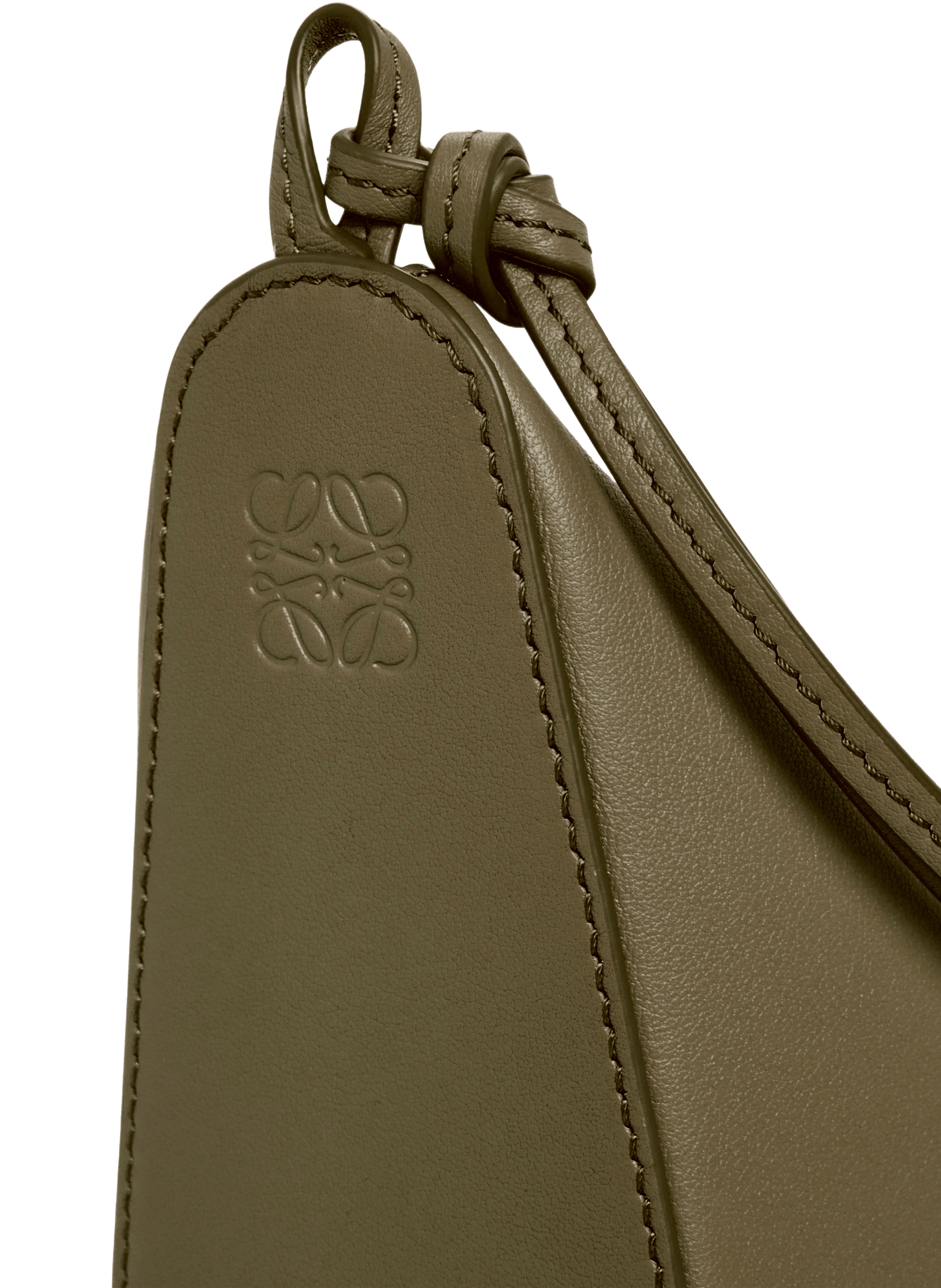 Mini Hammock hobo leather bag LOEWE Khaki