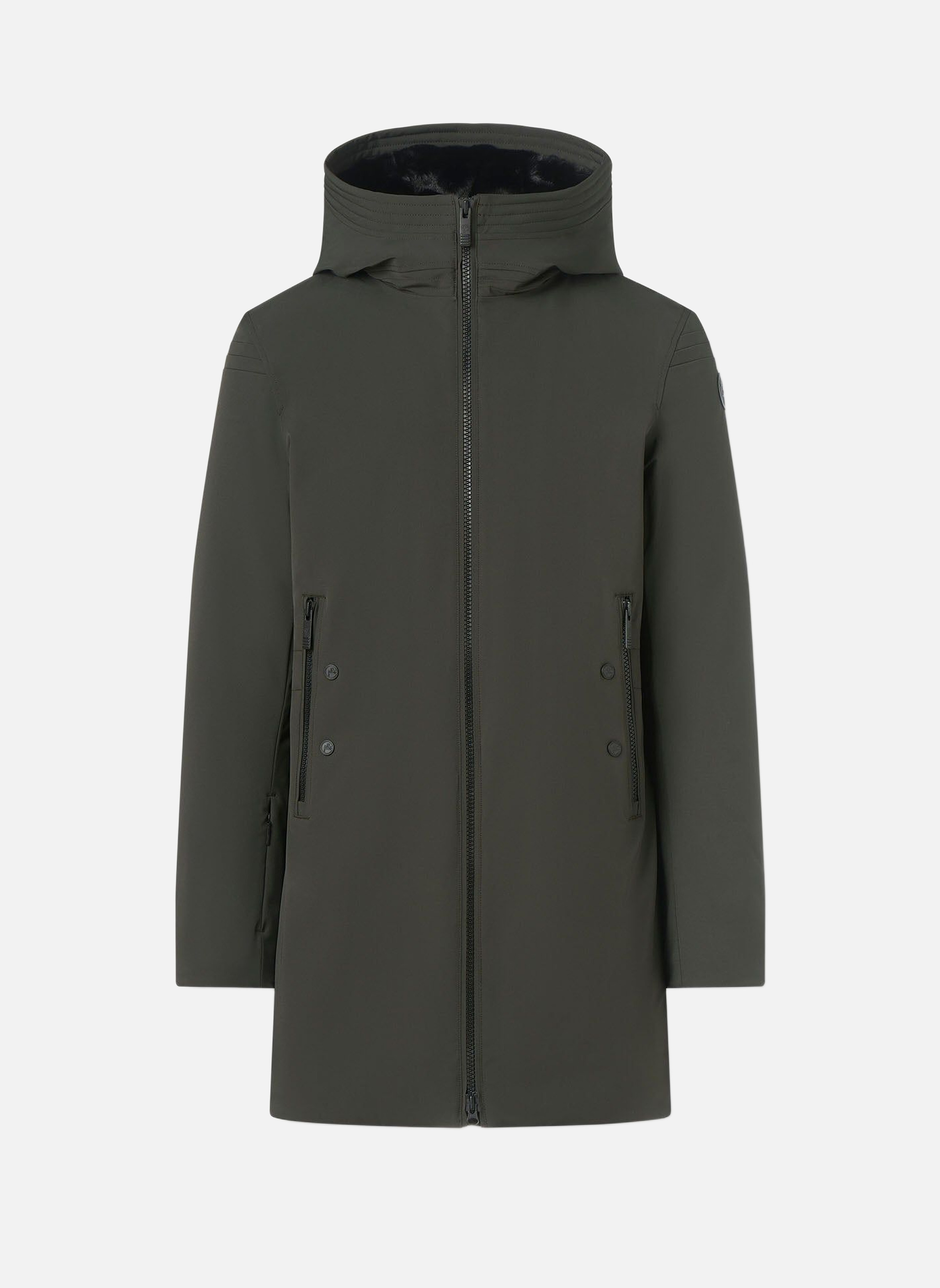 Manteau gezi col montant coupe regular FUSALP Vert
