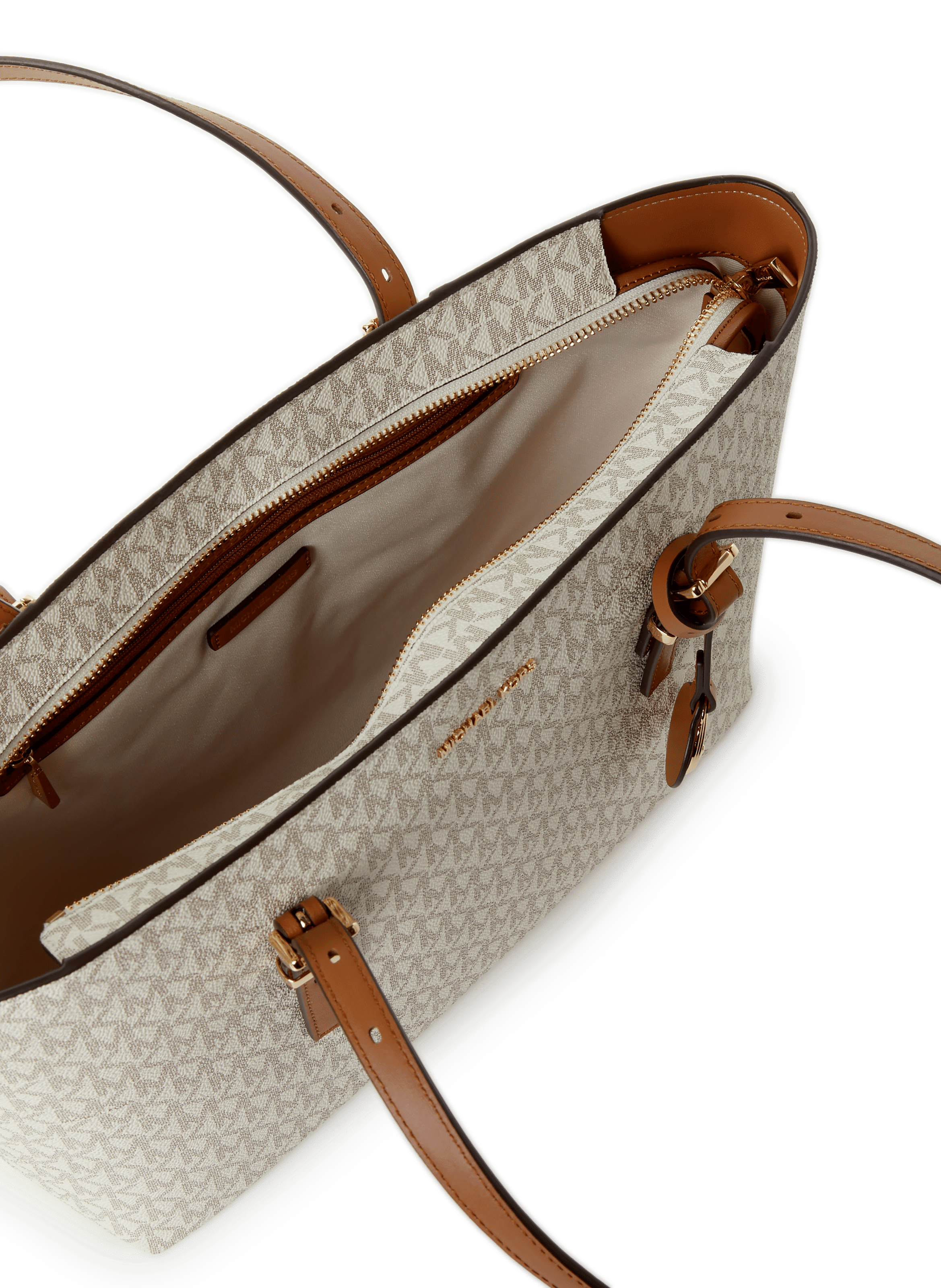 Monogram-print tote bag MICHAEL KORS White