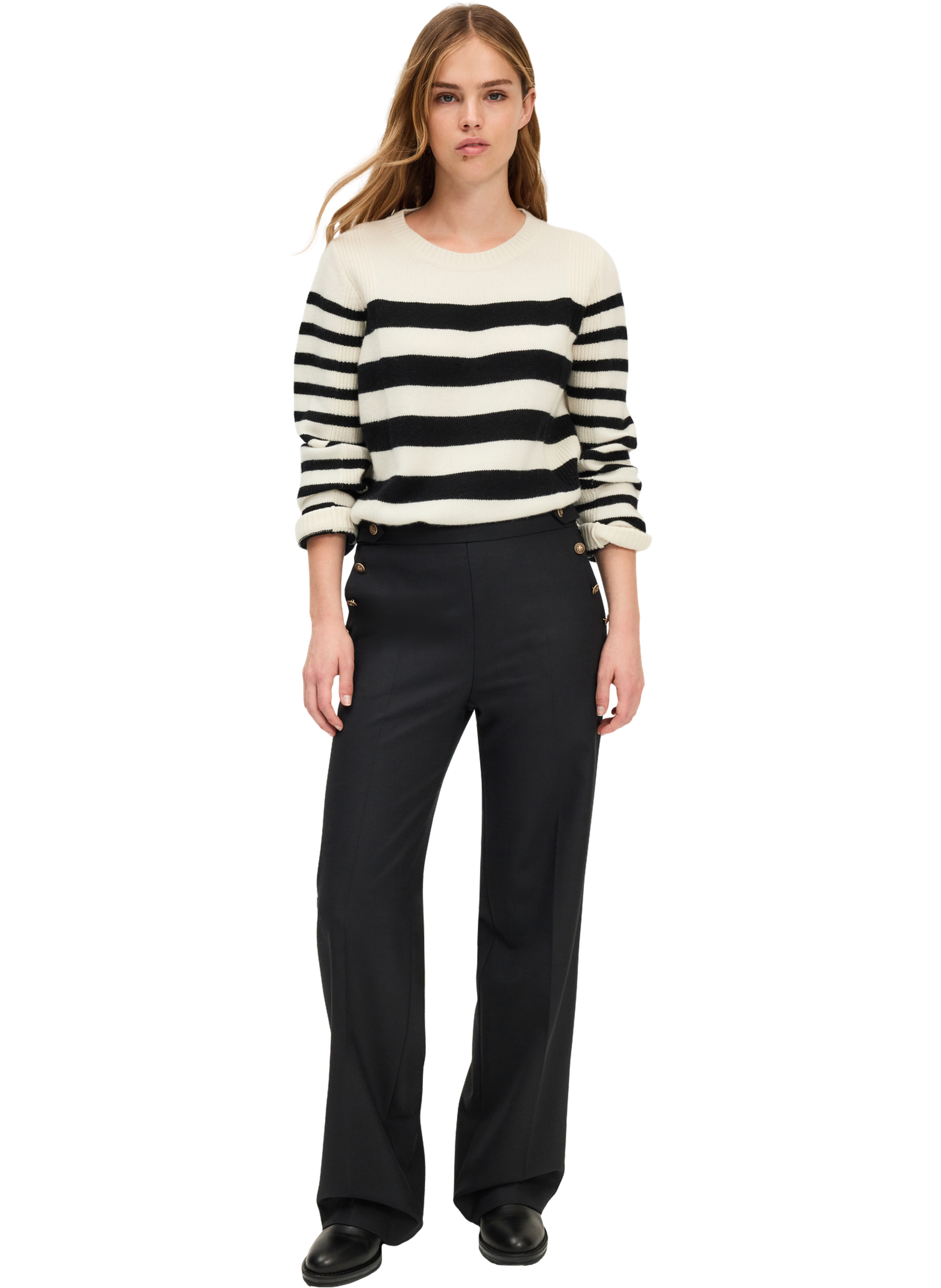 Pantalon à pont - carlotta PABLO Noir