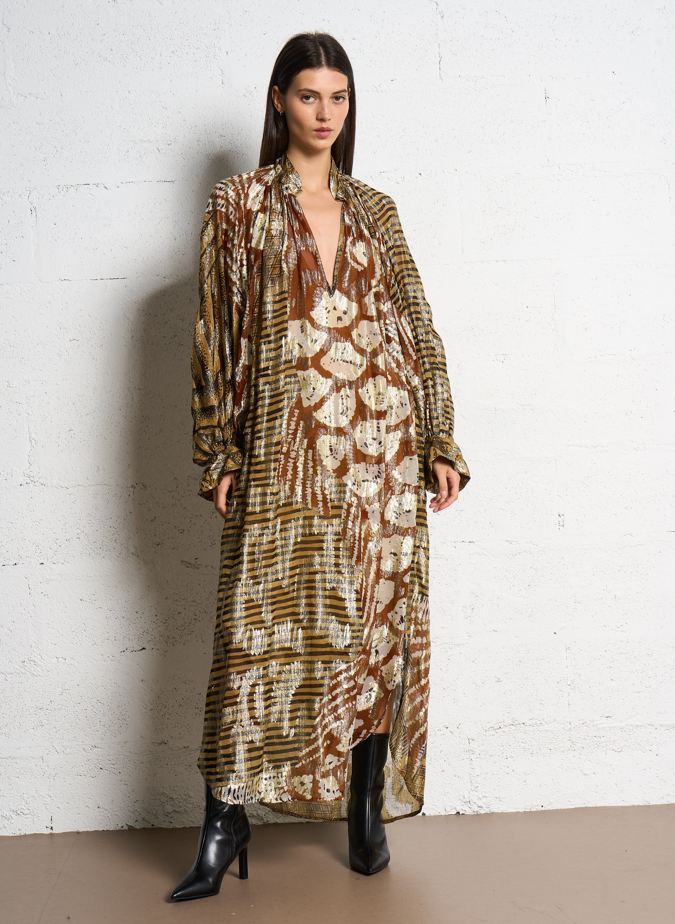 Bottines à talons en cuir n°712 RIVECOUR Noir