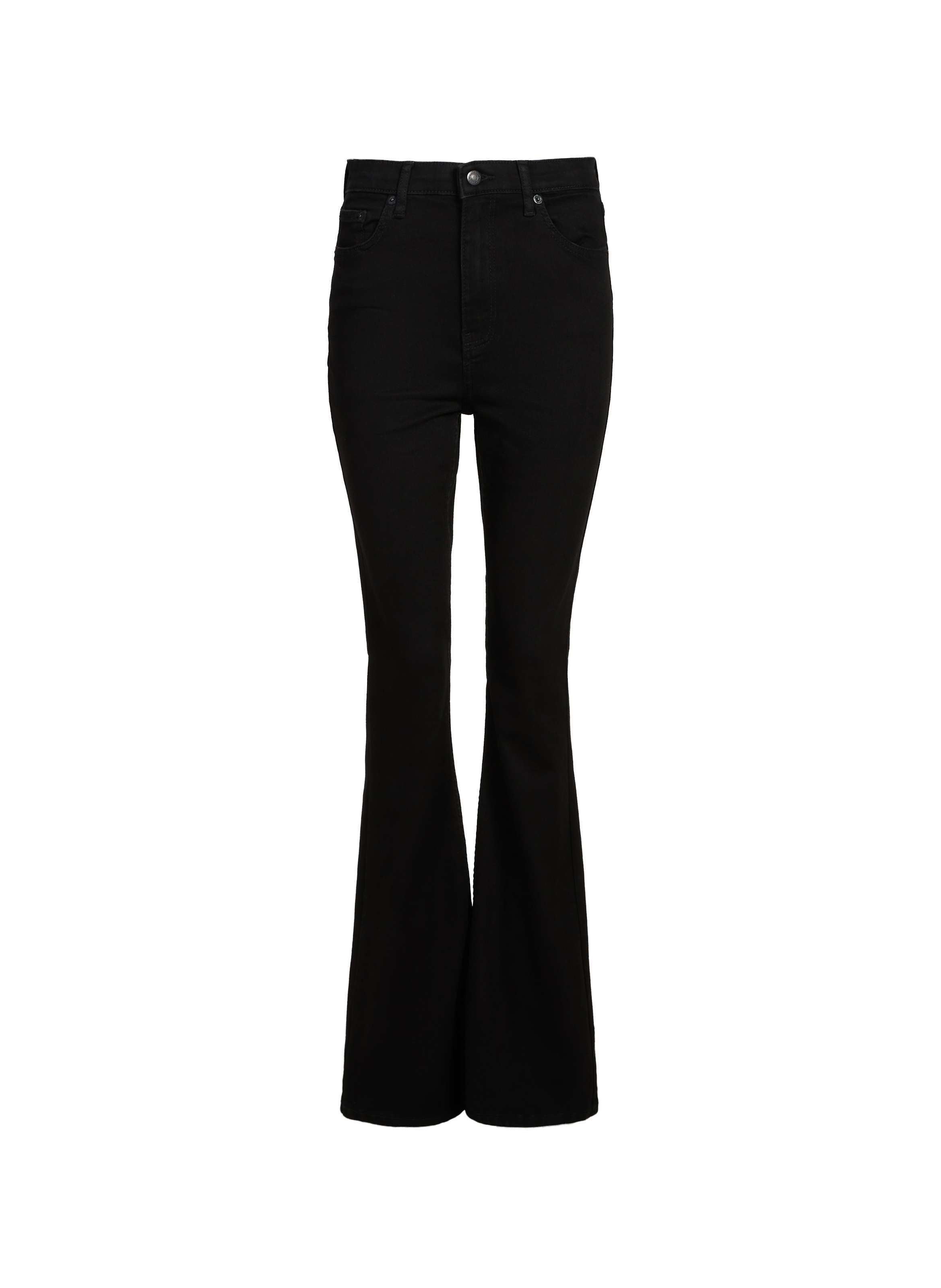 Jean bootcut en coton mélangé TOPSHOP Bleu