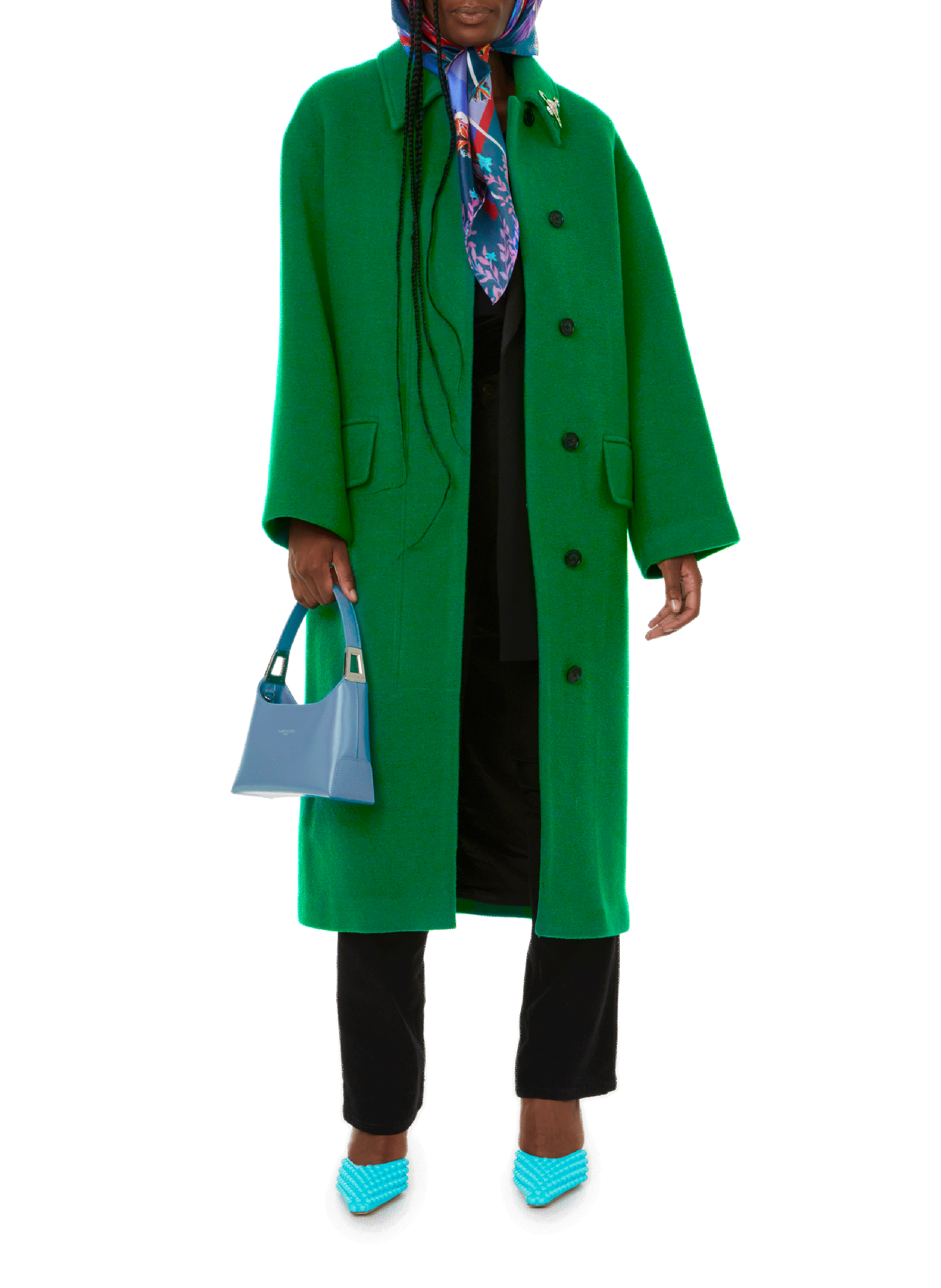 Jean flare John en coton MAISON SARAH LAVOINE Noir