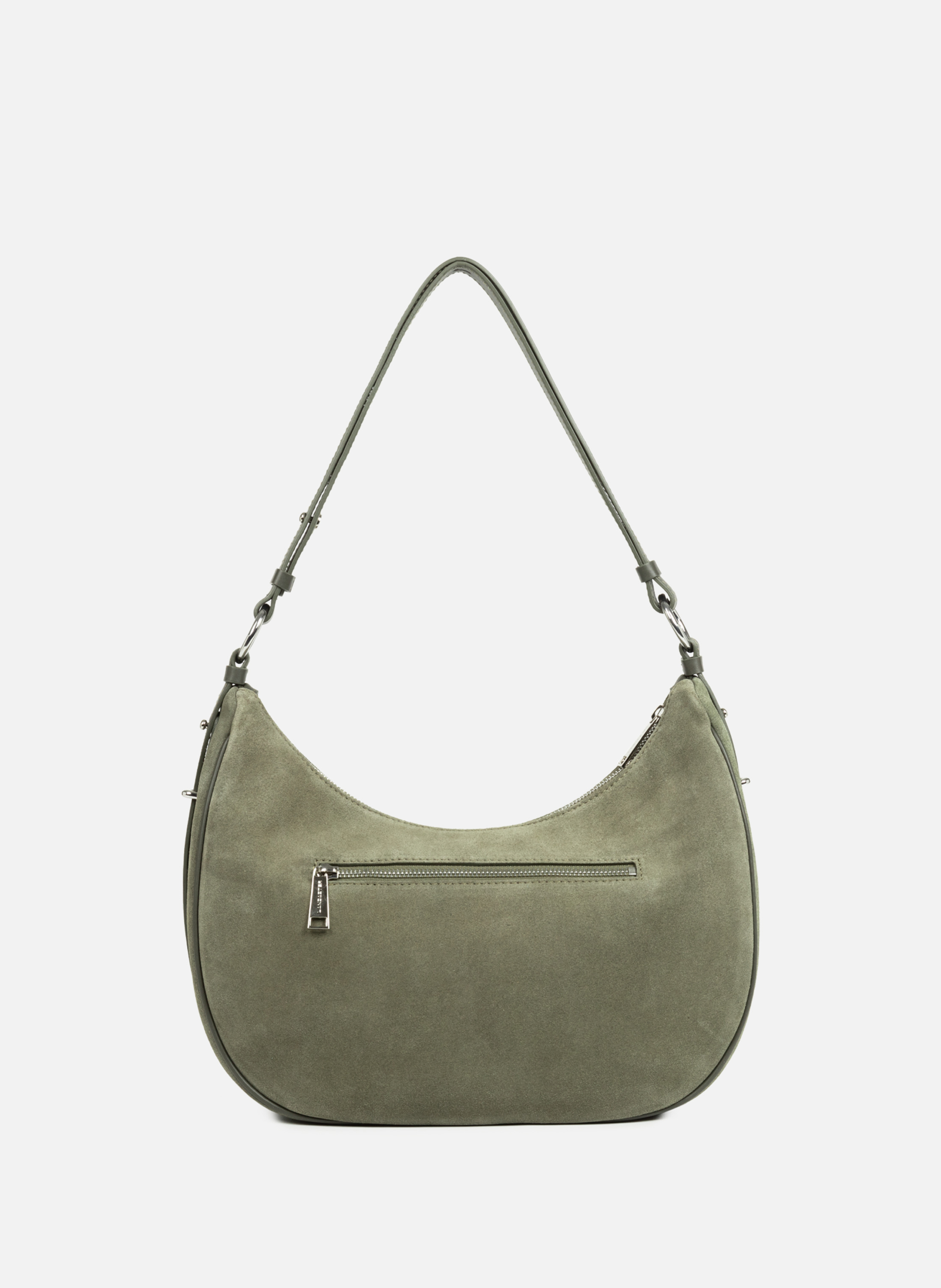 Grand sac besace - suède Kaki