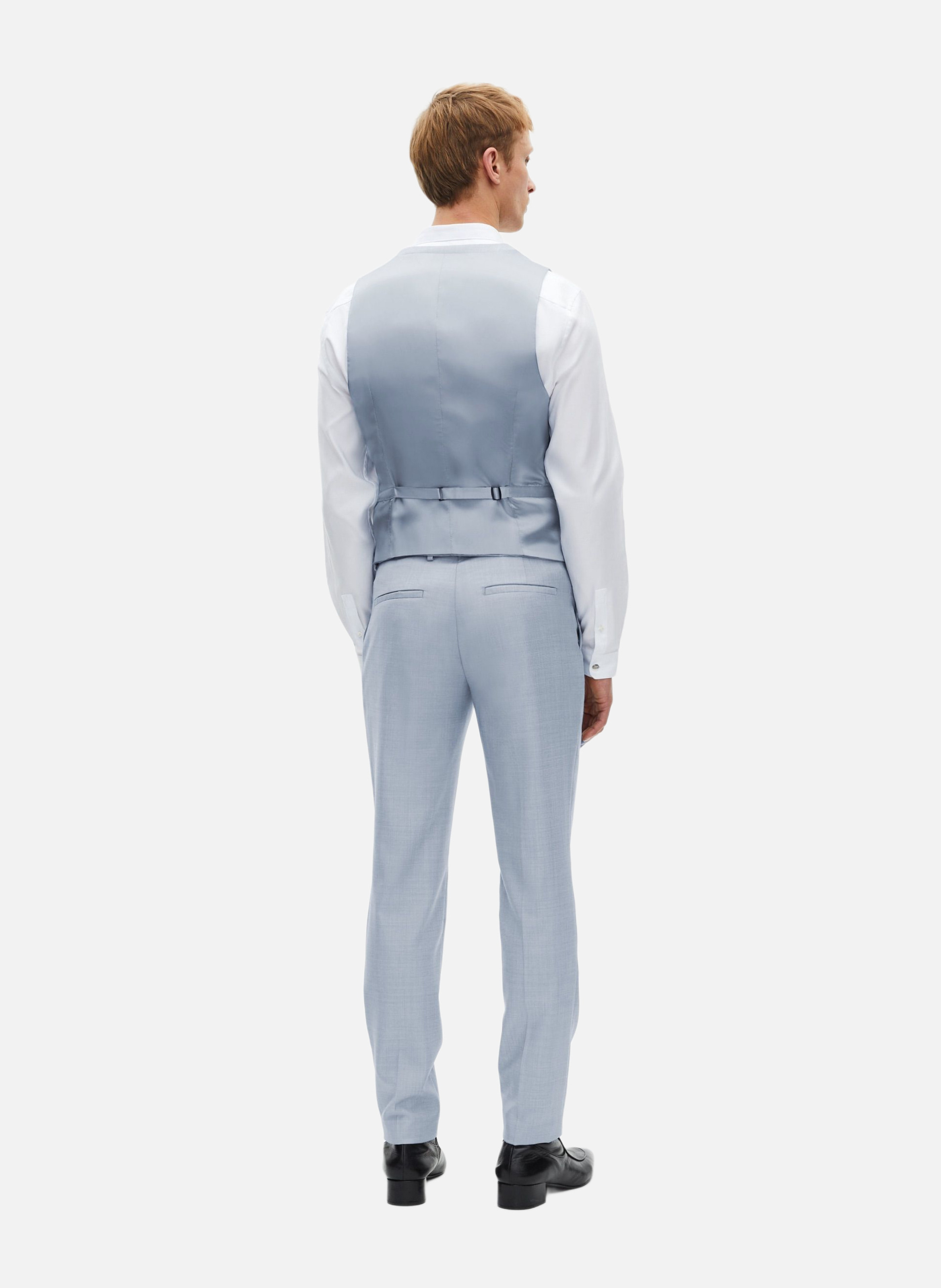 Gilet de costume en laine coupe ajustée THE KOOPLES Bleu