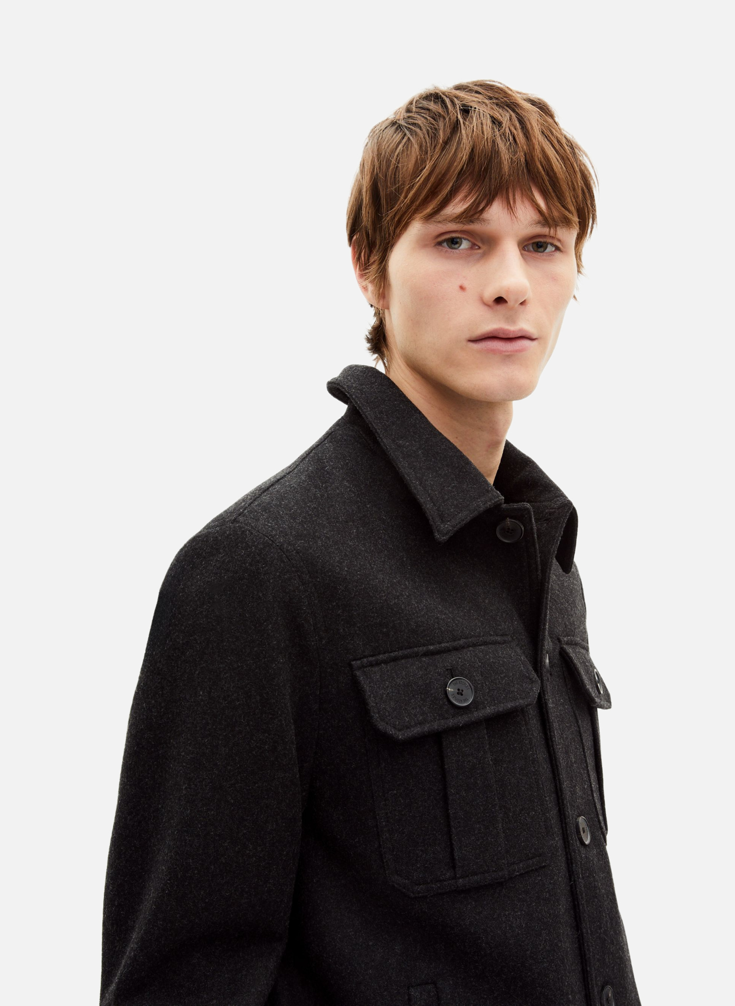 Blouson en laine THE KOOPLES Gris