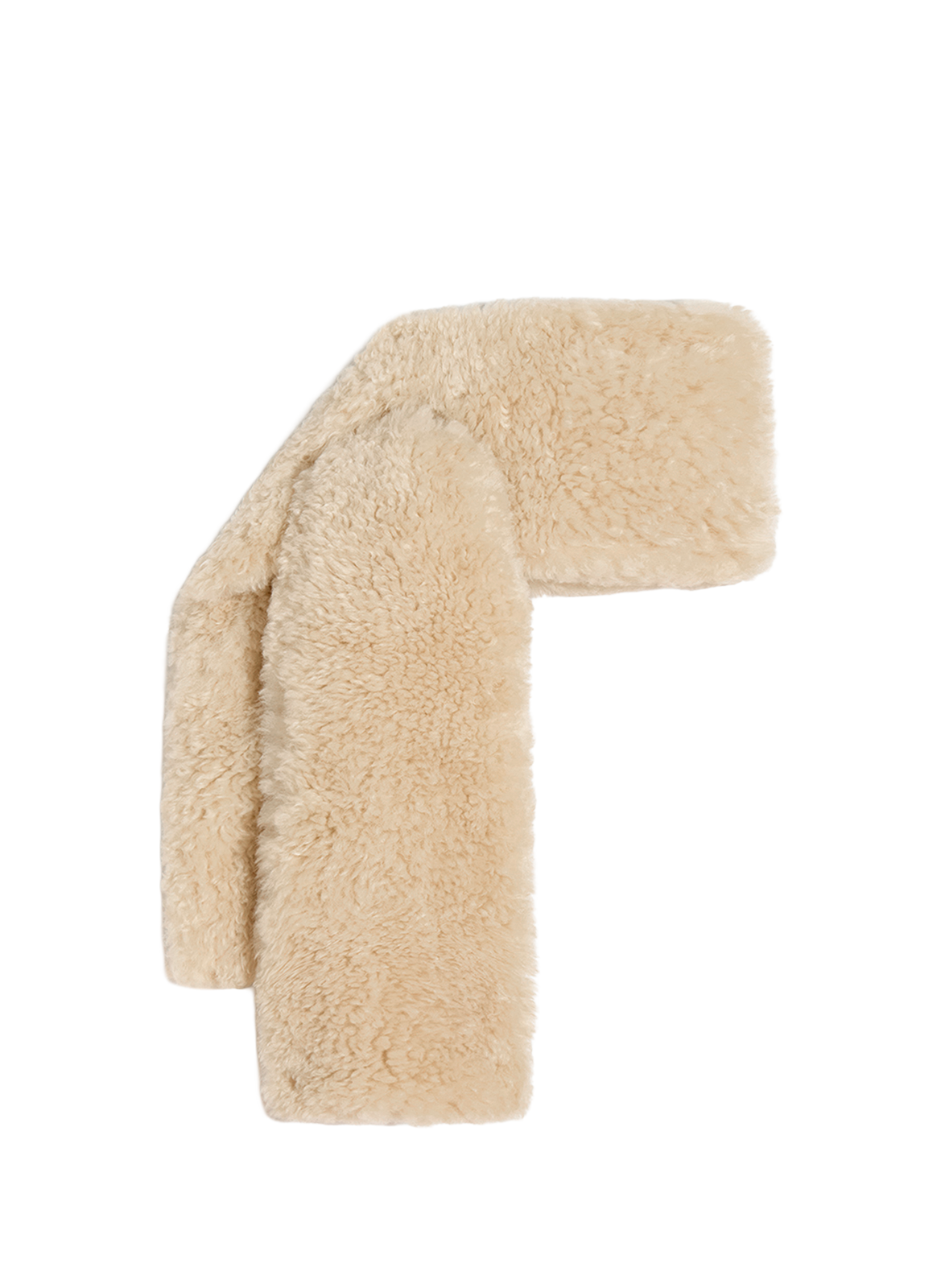 Textured scarf APPARIS White