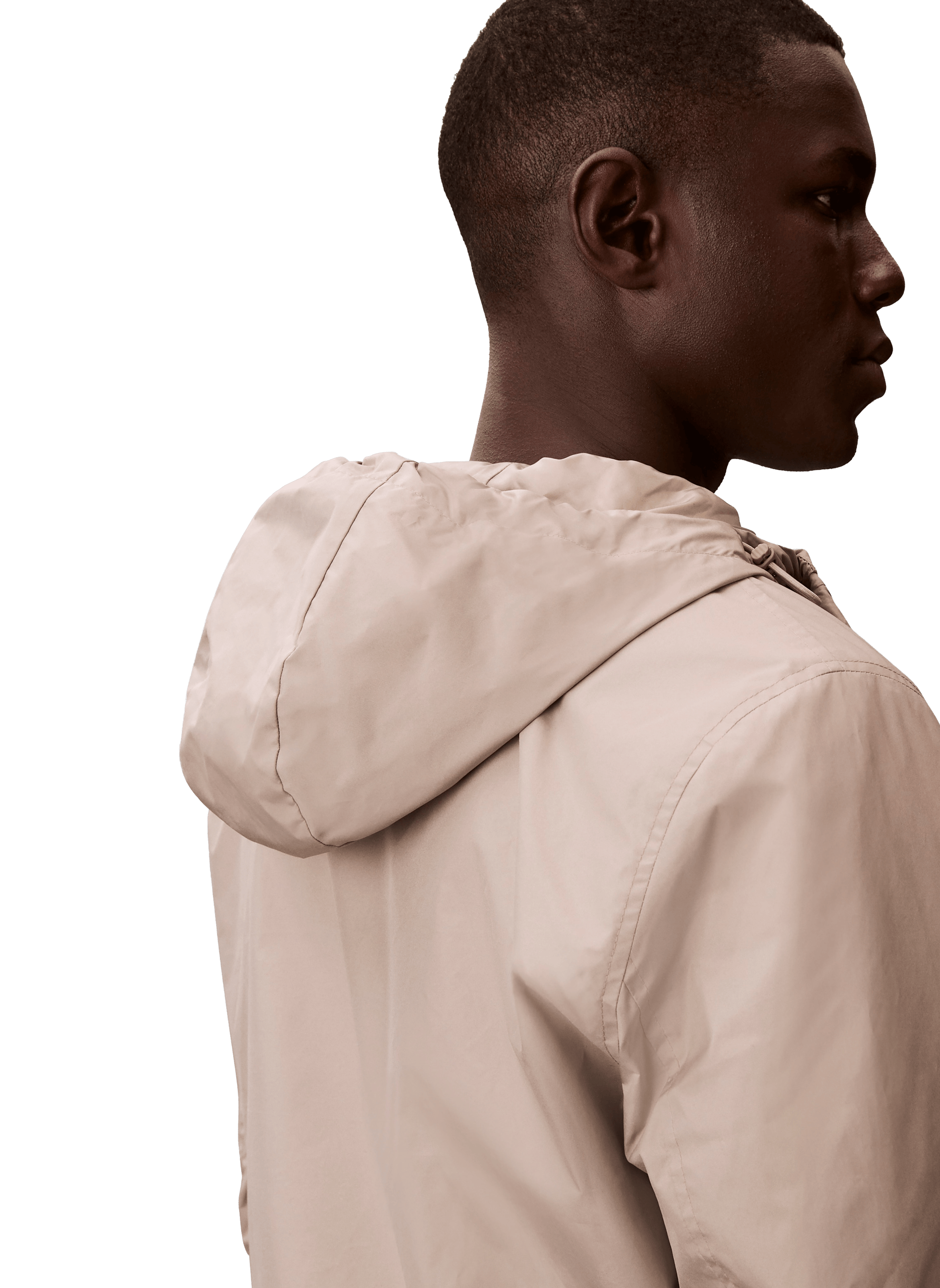 Blouson à capuche à logo CALVIN KLEIN Kaki