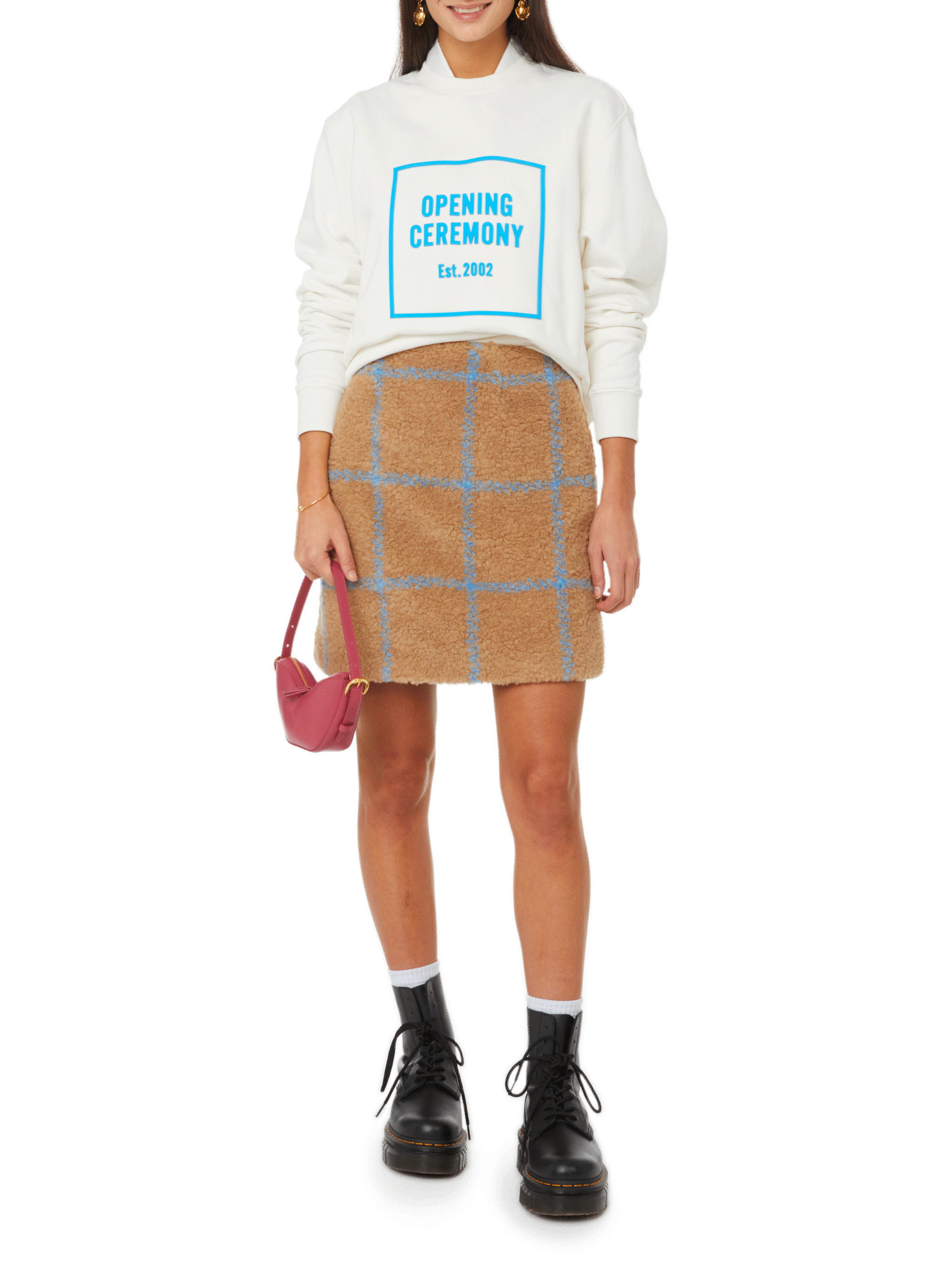 Sweatshirt en coton OPENING CEREMONY Blanc