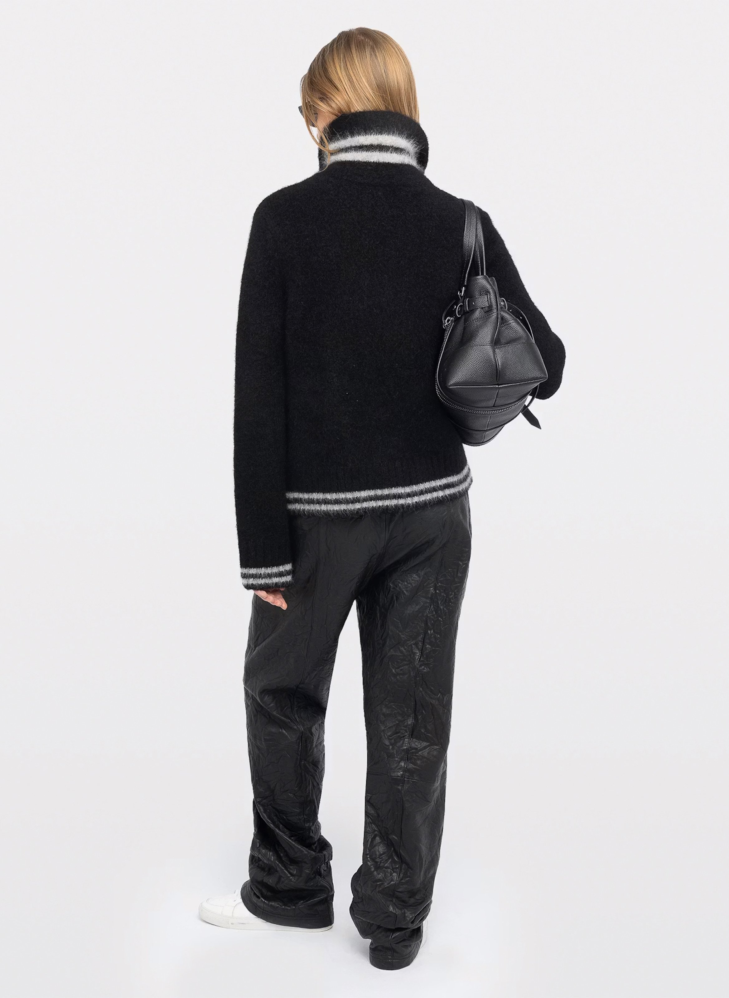 Gilet à col montant gildas ZADIG&VOLTAIRE Noir