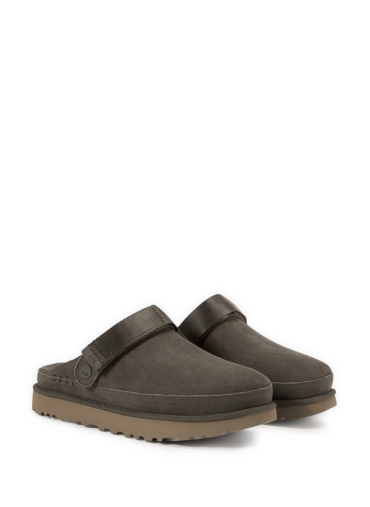 Mules Goldenstar en cuir mélangé Marron