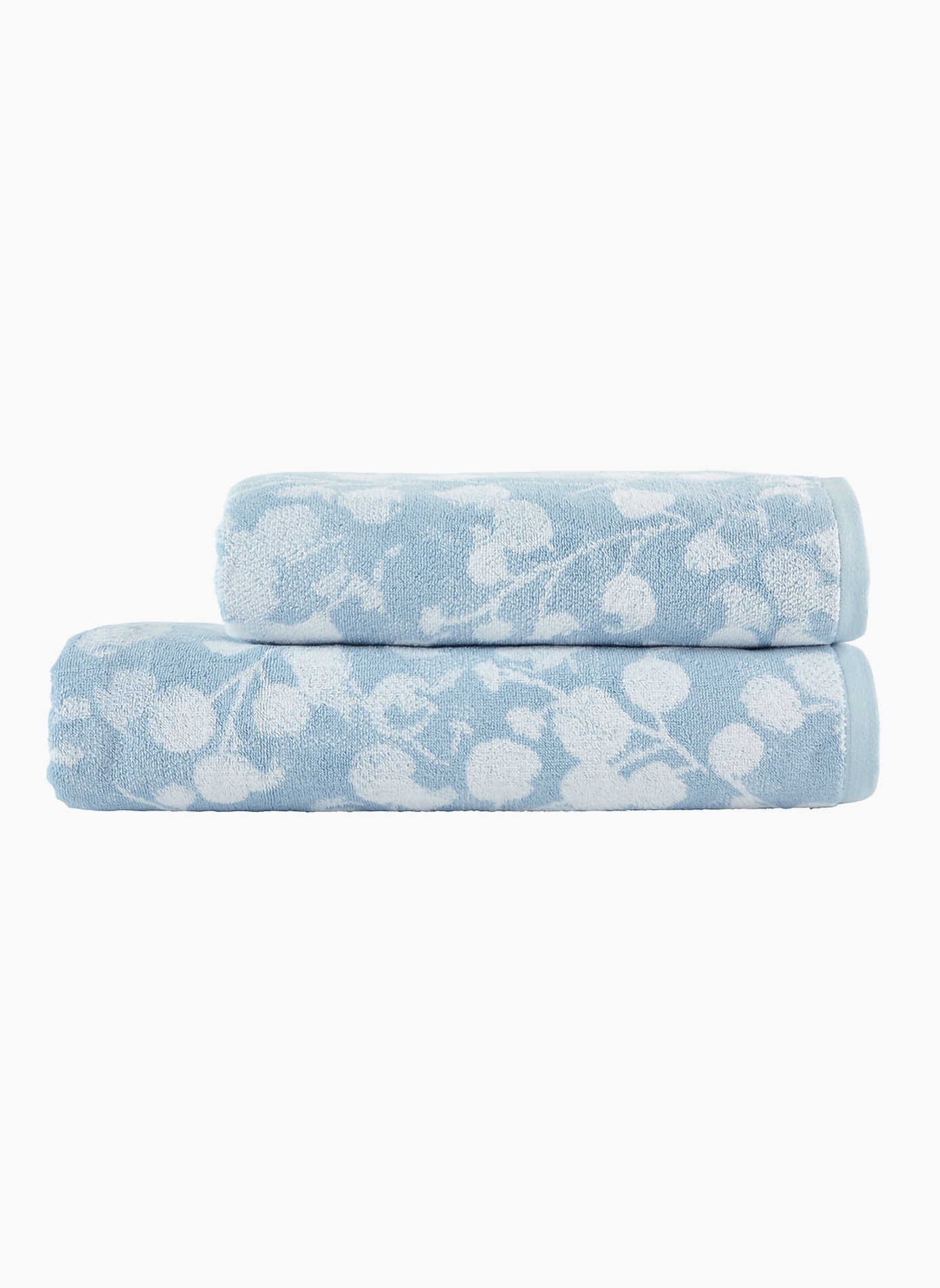 Drap de douche rosée bleu ANNE DE SOLENE Bleu