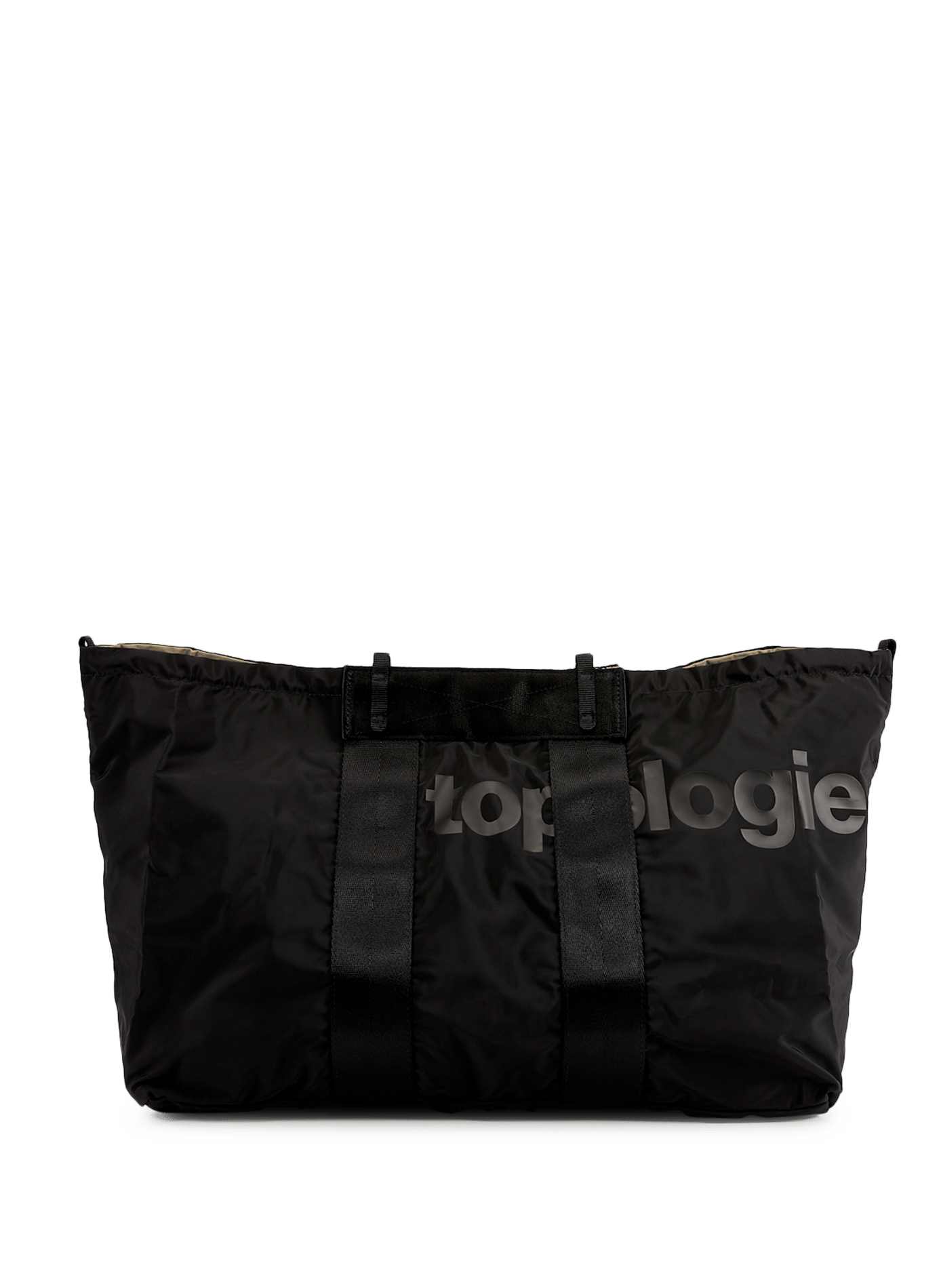 Summit drawstring tote bag TOPOLOGIE Black