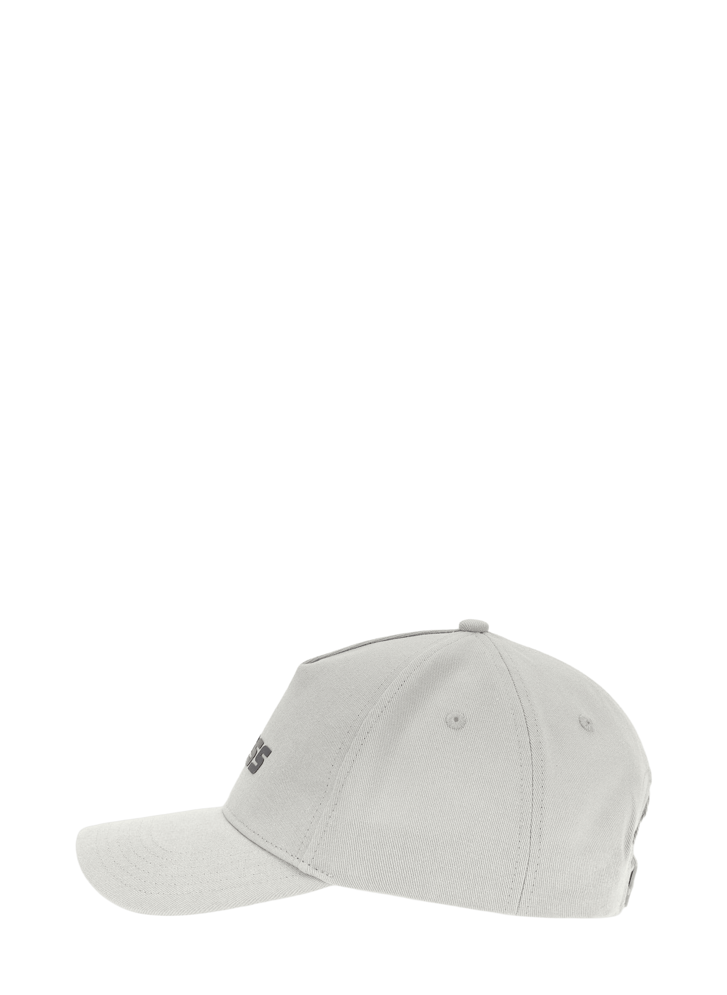 Cotton twill logo cap GUESS Beige
