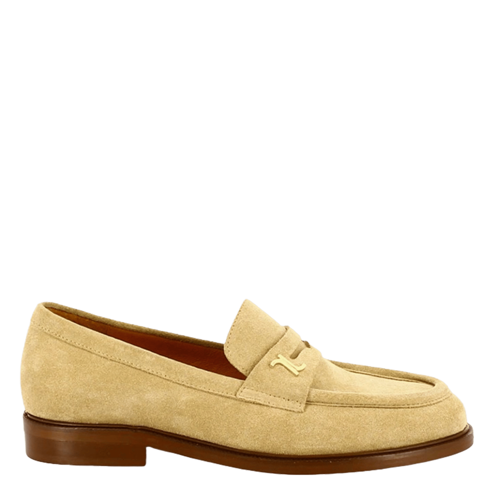 Mocassins en cuir velours duedi JONAK Beige