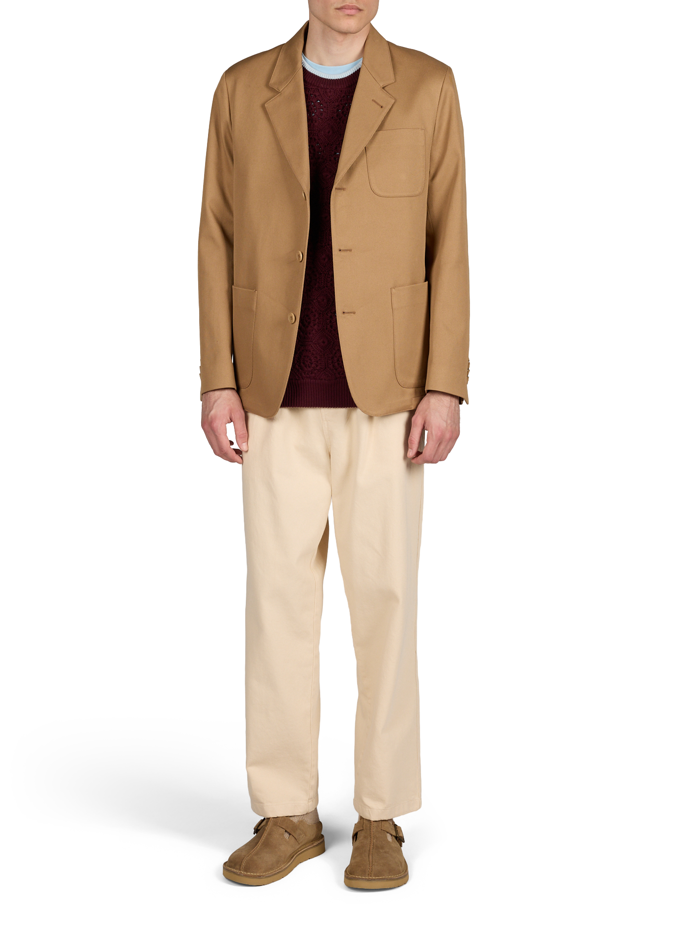 Veste col tailleur SAISON 1865 Beige