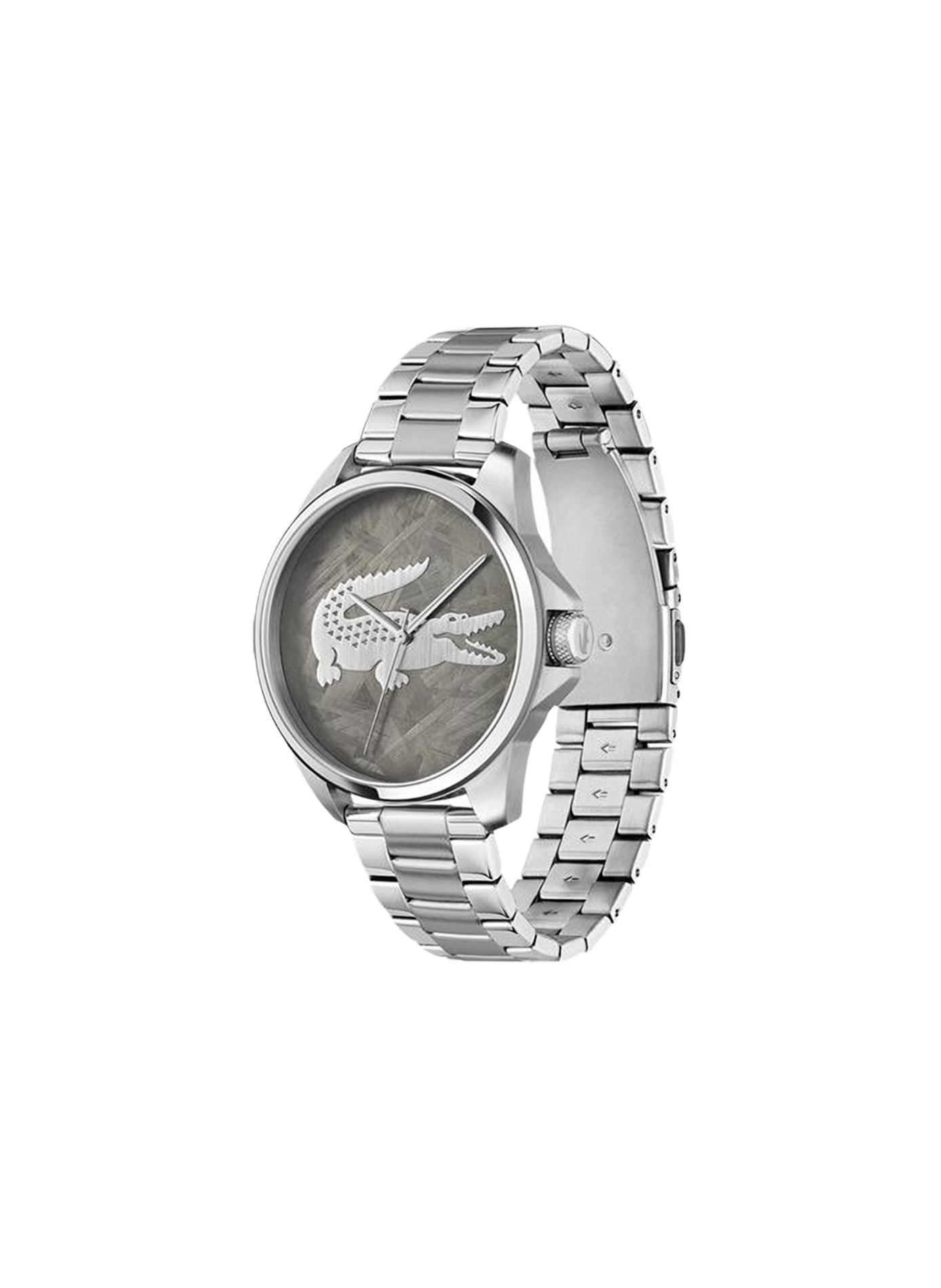 Montre quartz Le Croc en acier inoxydable LACOSTE MONTRES Gris