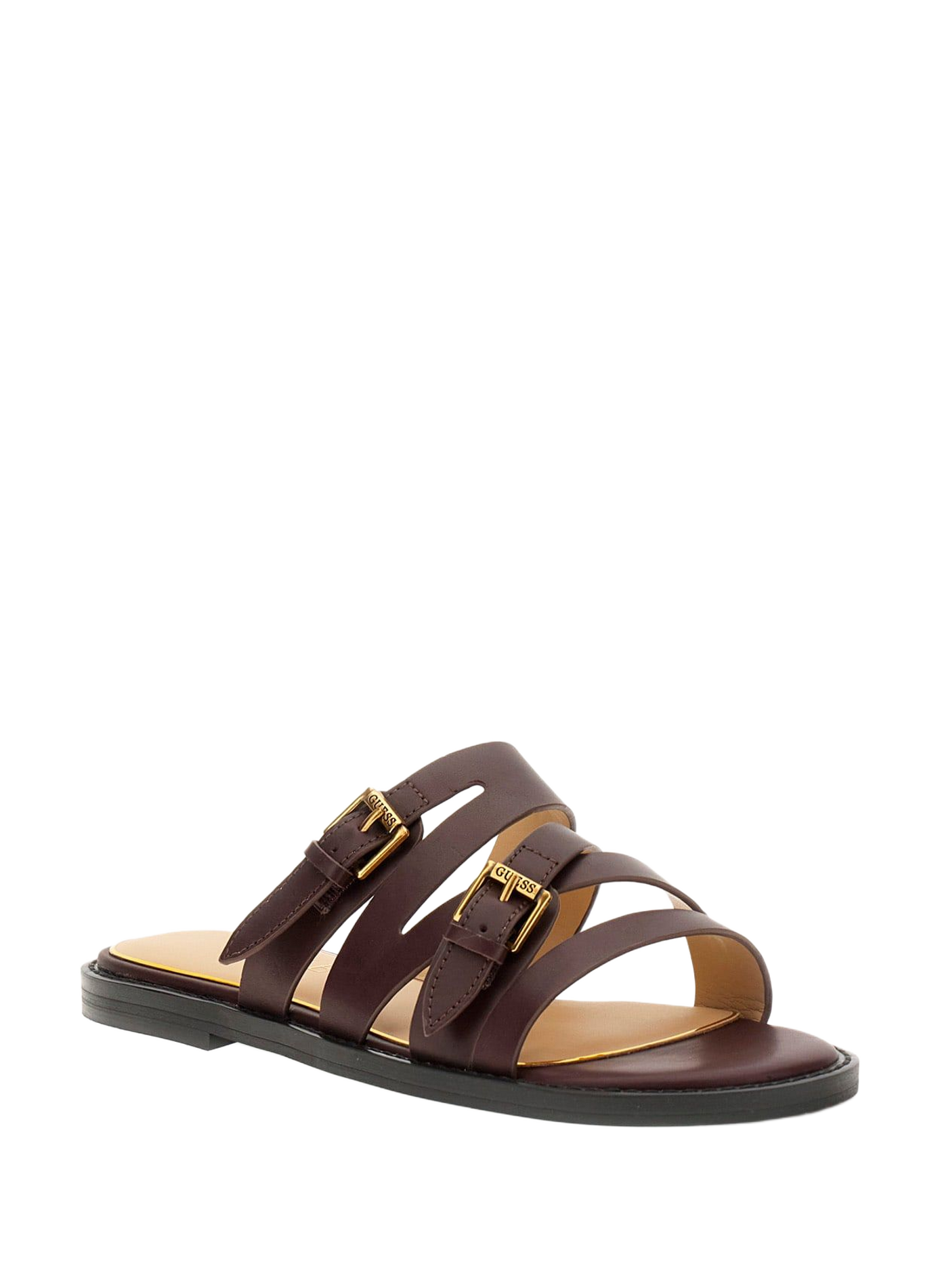 Flat Grayden buckled sandals GUESS Red